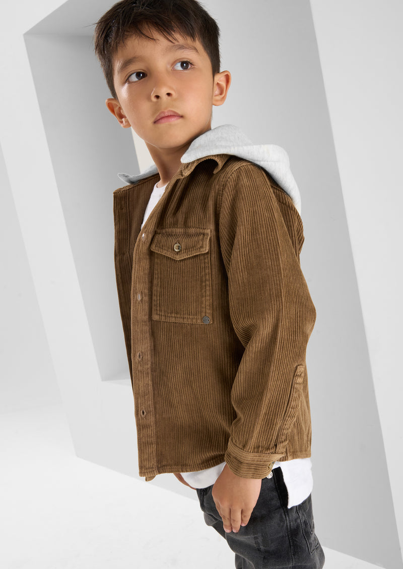 Fox Caramel Cord Shirt
