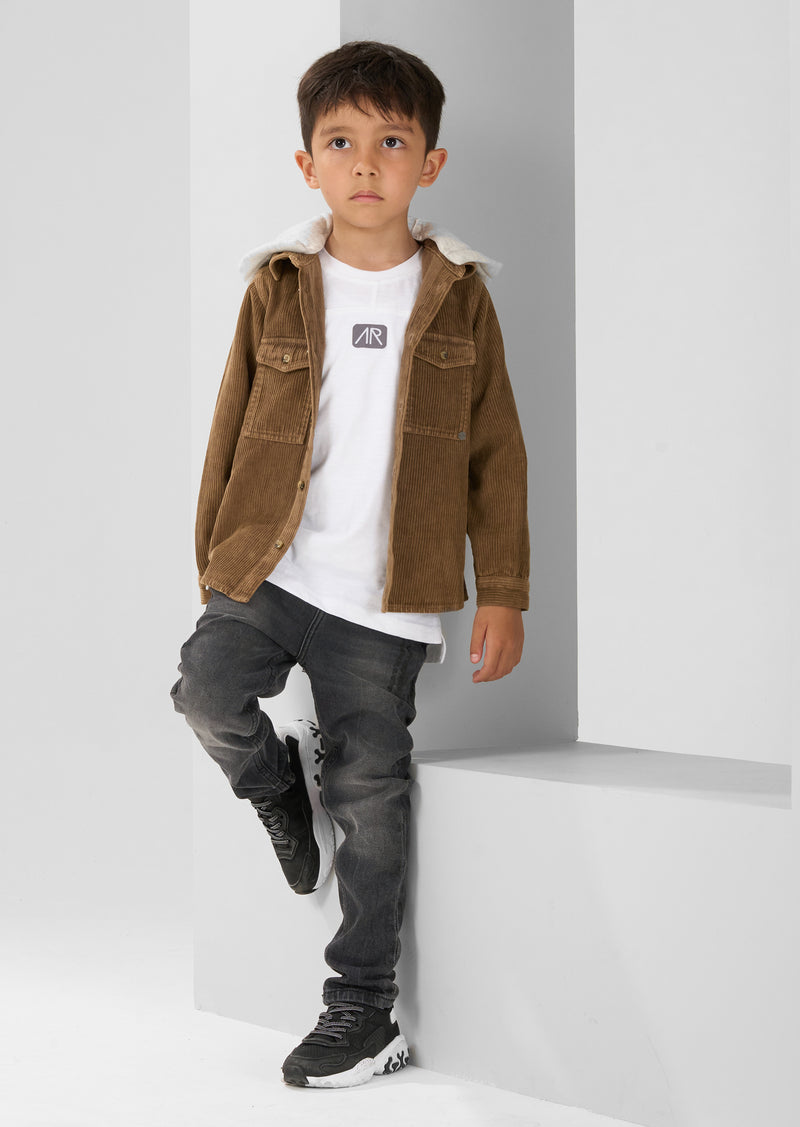 Fox Caramel Cord Shirt