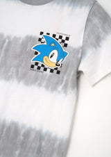Sonic Grey Tie Dye Tee