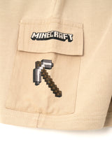 Minecraft Stone Print Pocket Short