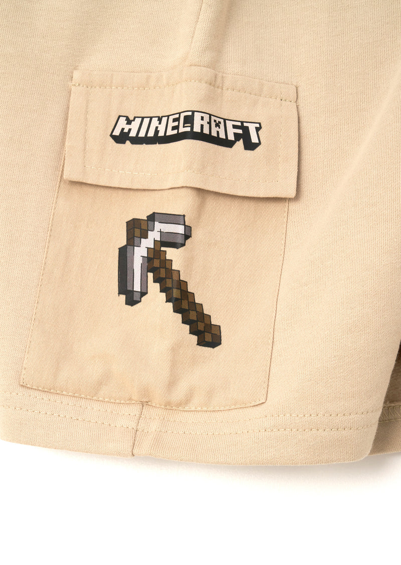 Minecraft Stone Print Pocket Short