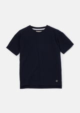 Hector Blue Textured T-Shirt