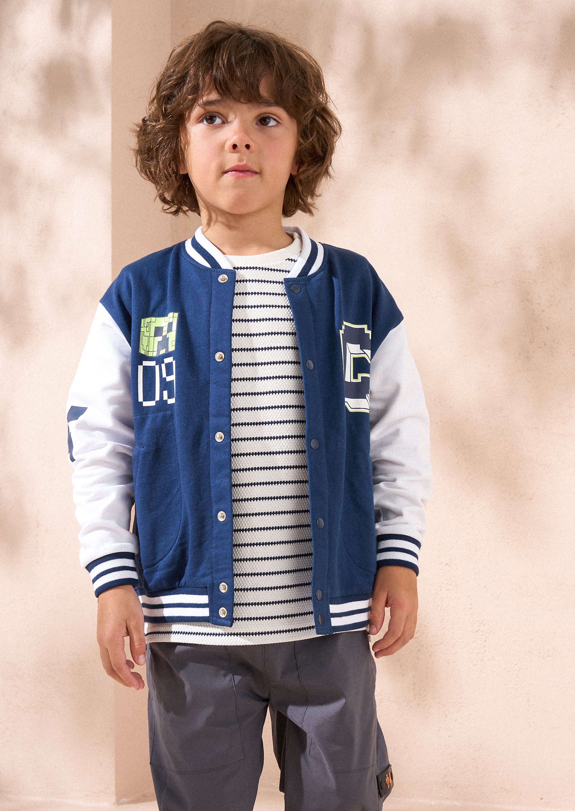 Minecraft Preppy Varsity Jacket