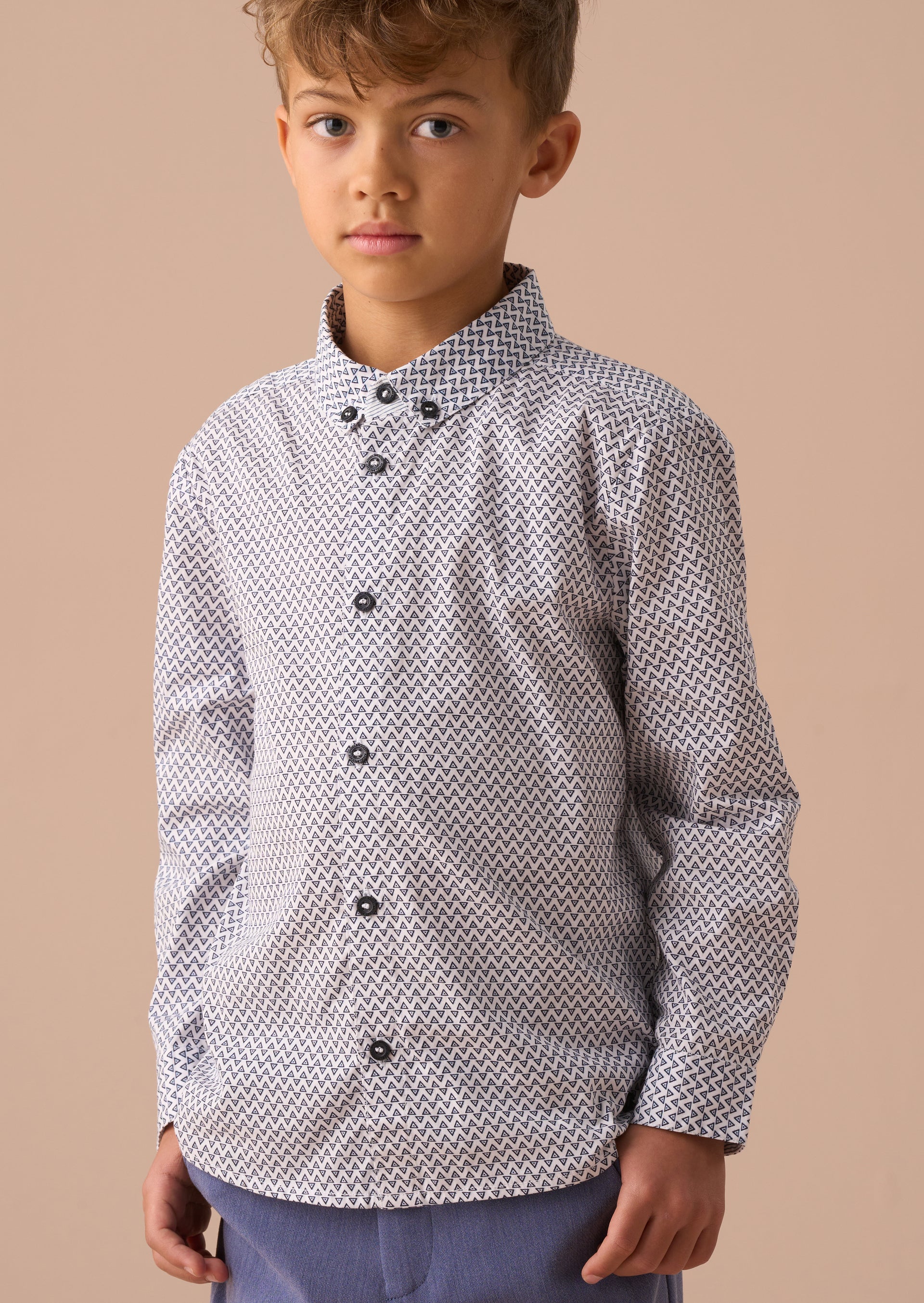 Geo Geometric Print Shirt
