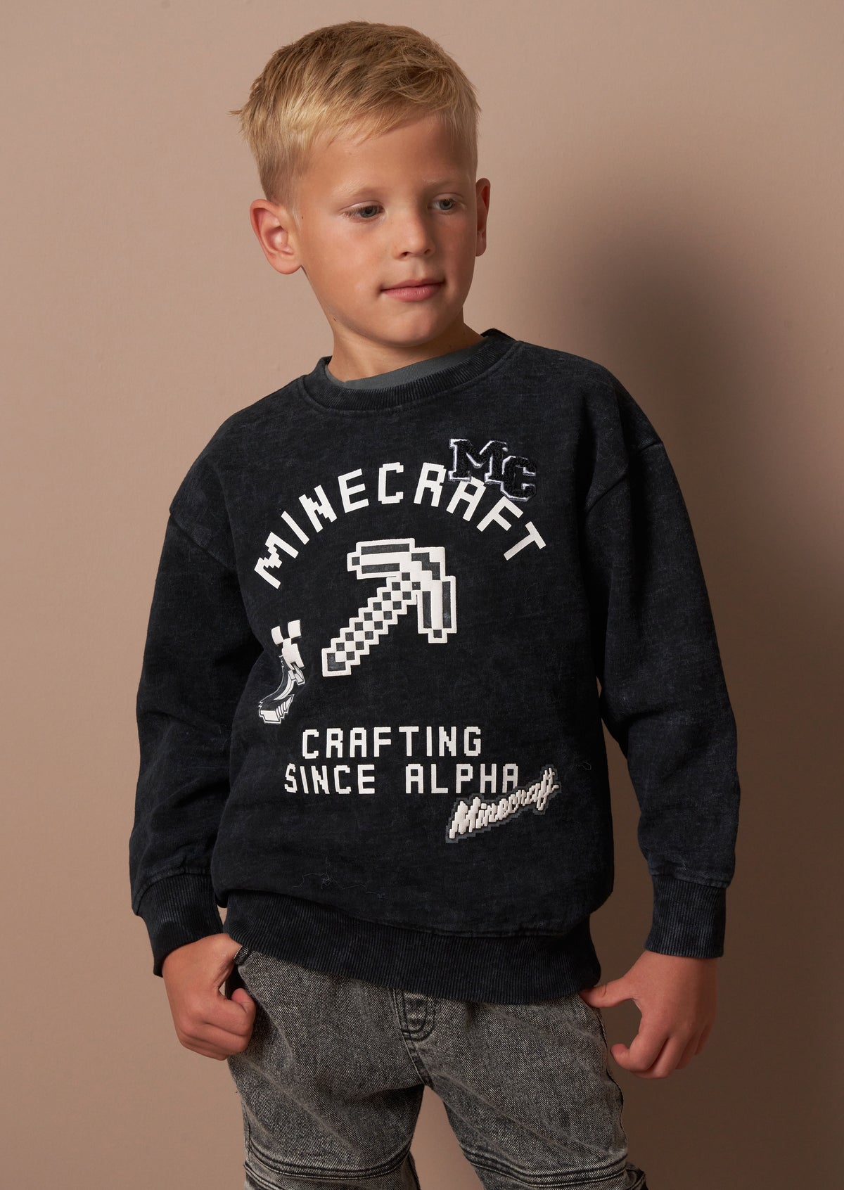 Minecraft Graphic Washed Sweat