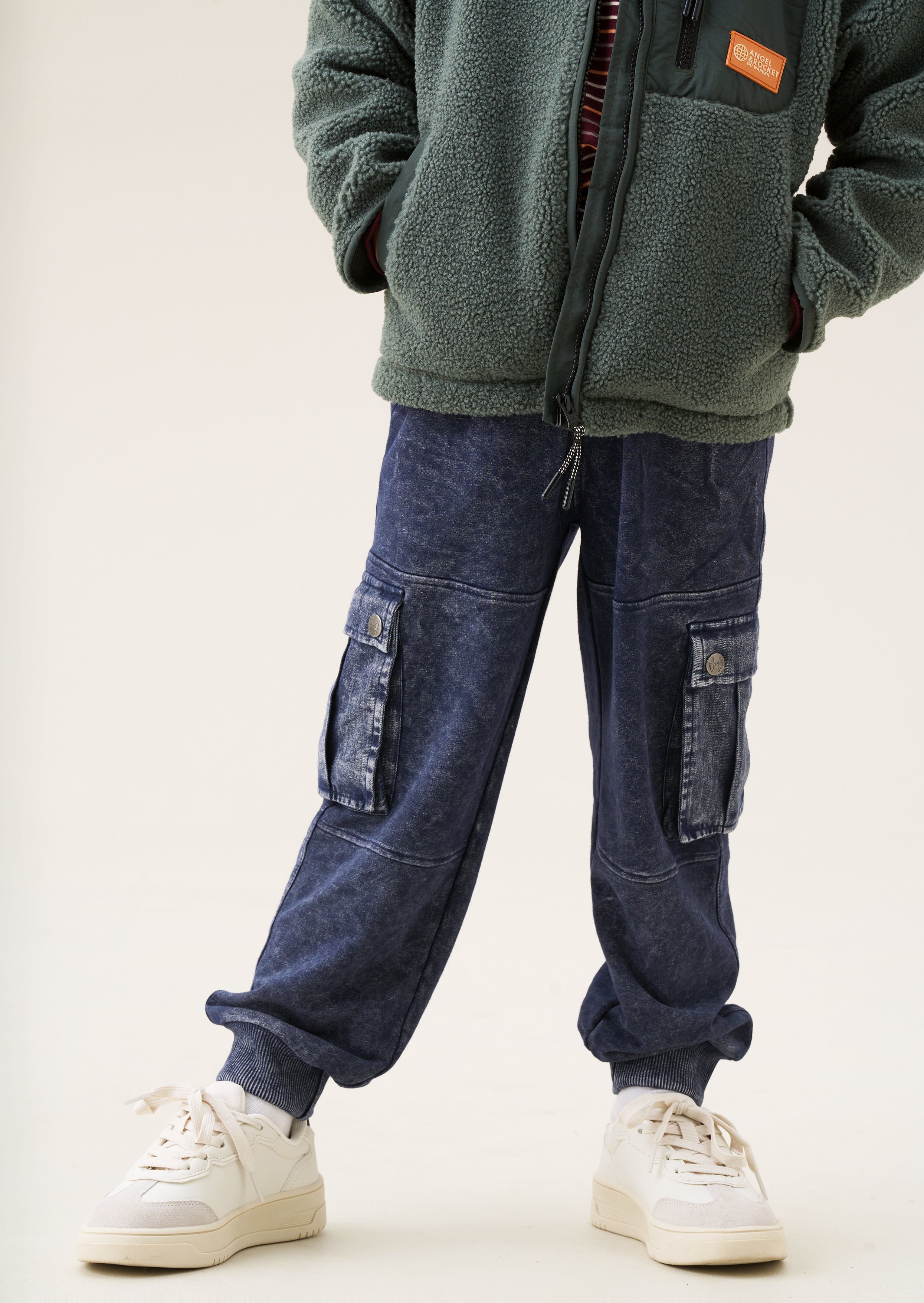 Weston Washed Cord Cuffed Jogger