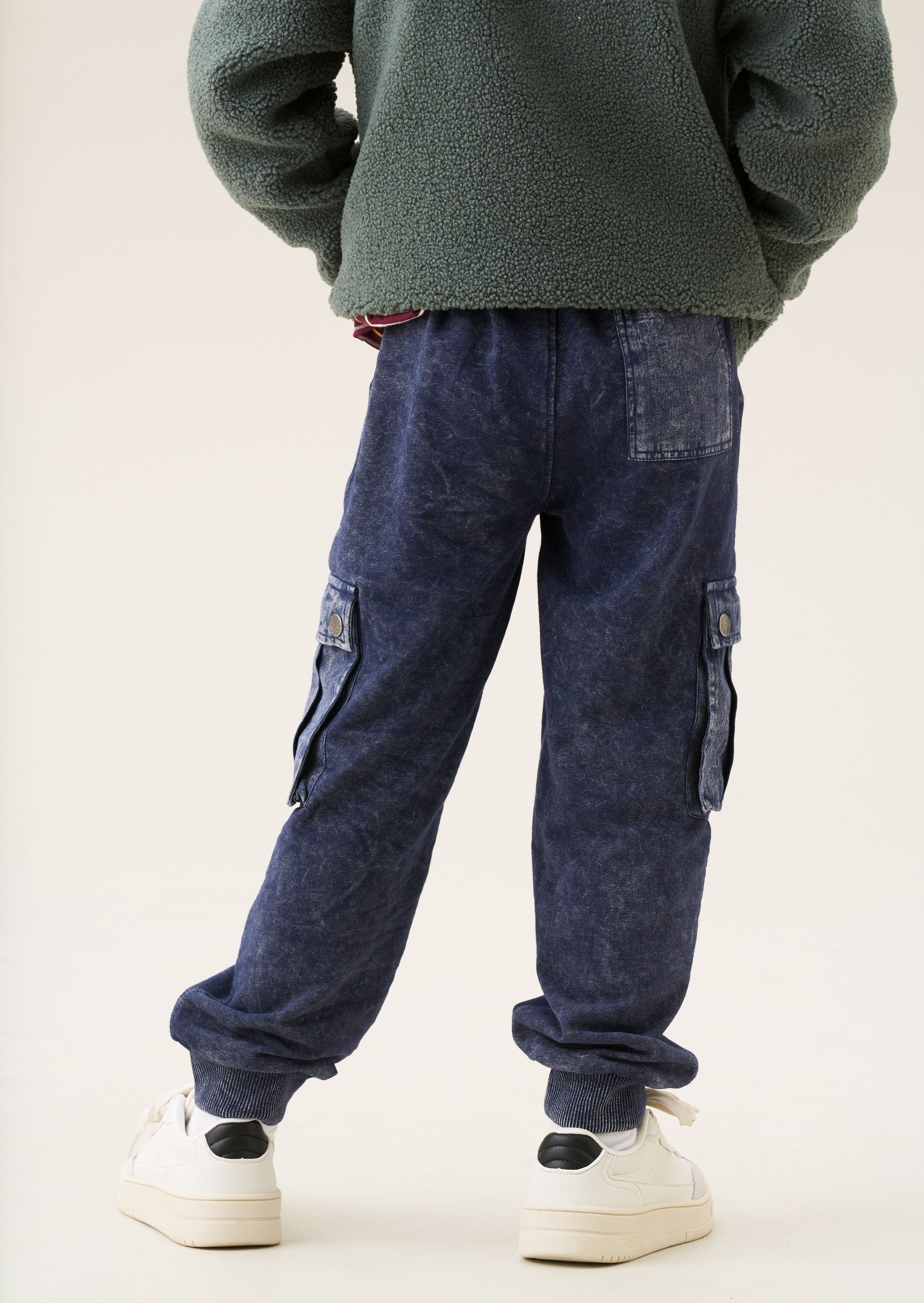 Weston Washed Cord Cuffed Jogger