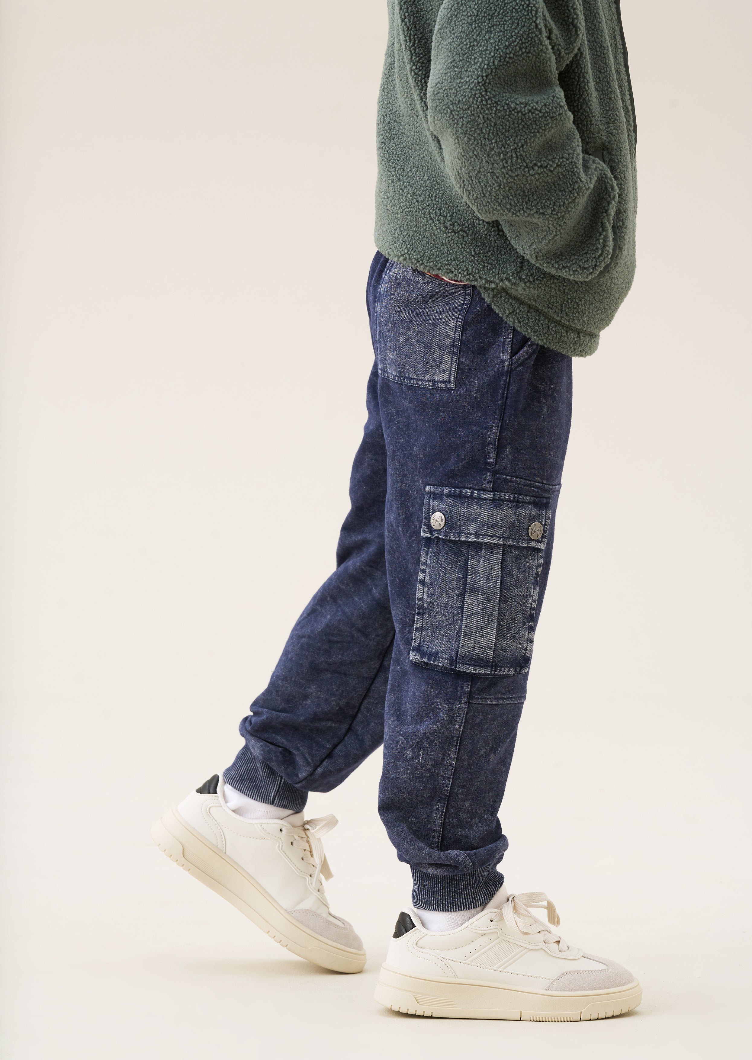 Weston Washed Cord Cuffed Jogger