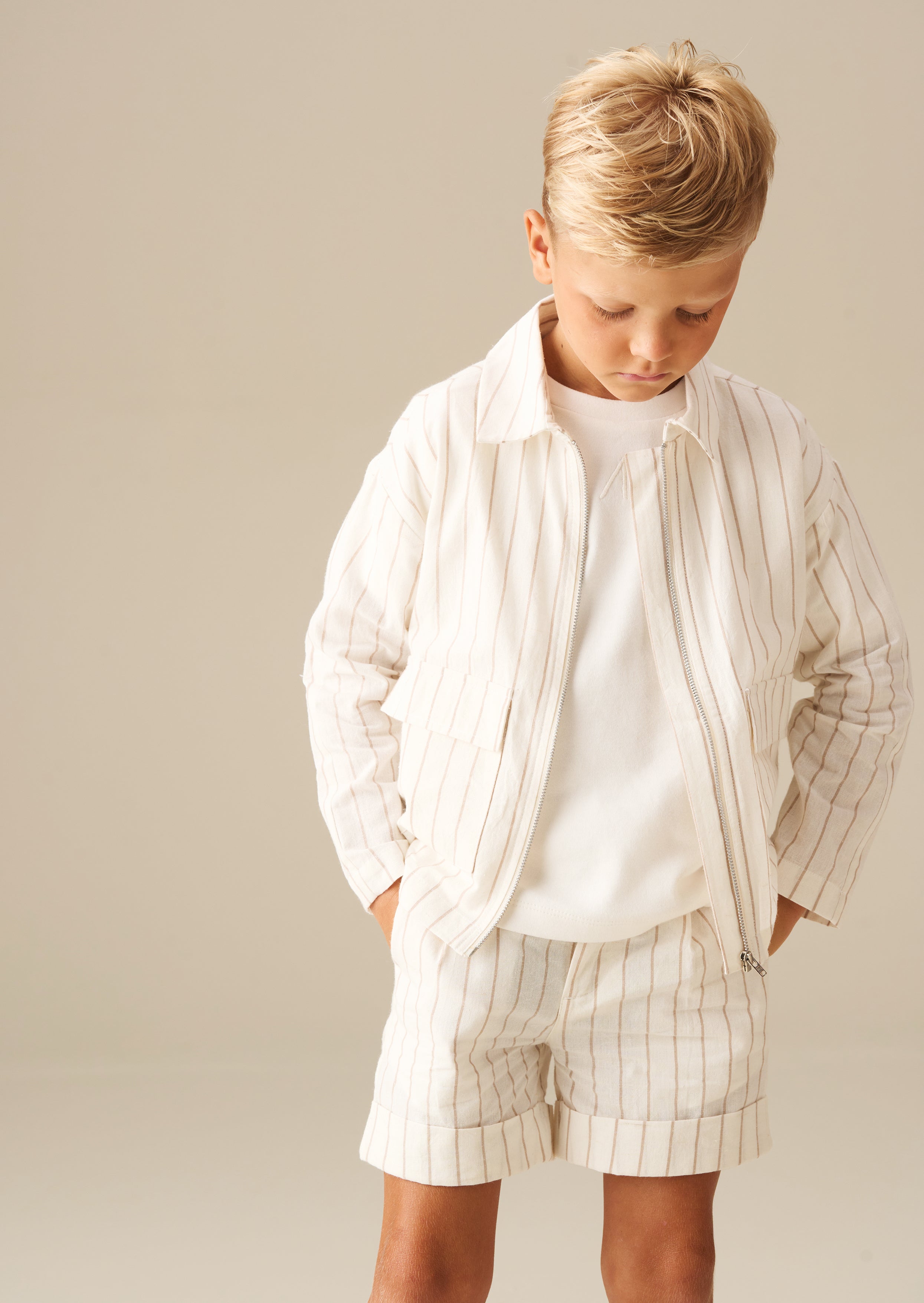 Jake Ticking Stripe Jacket