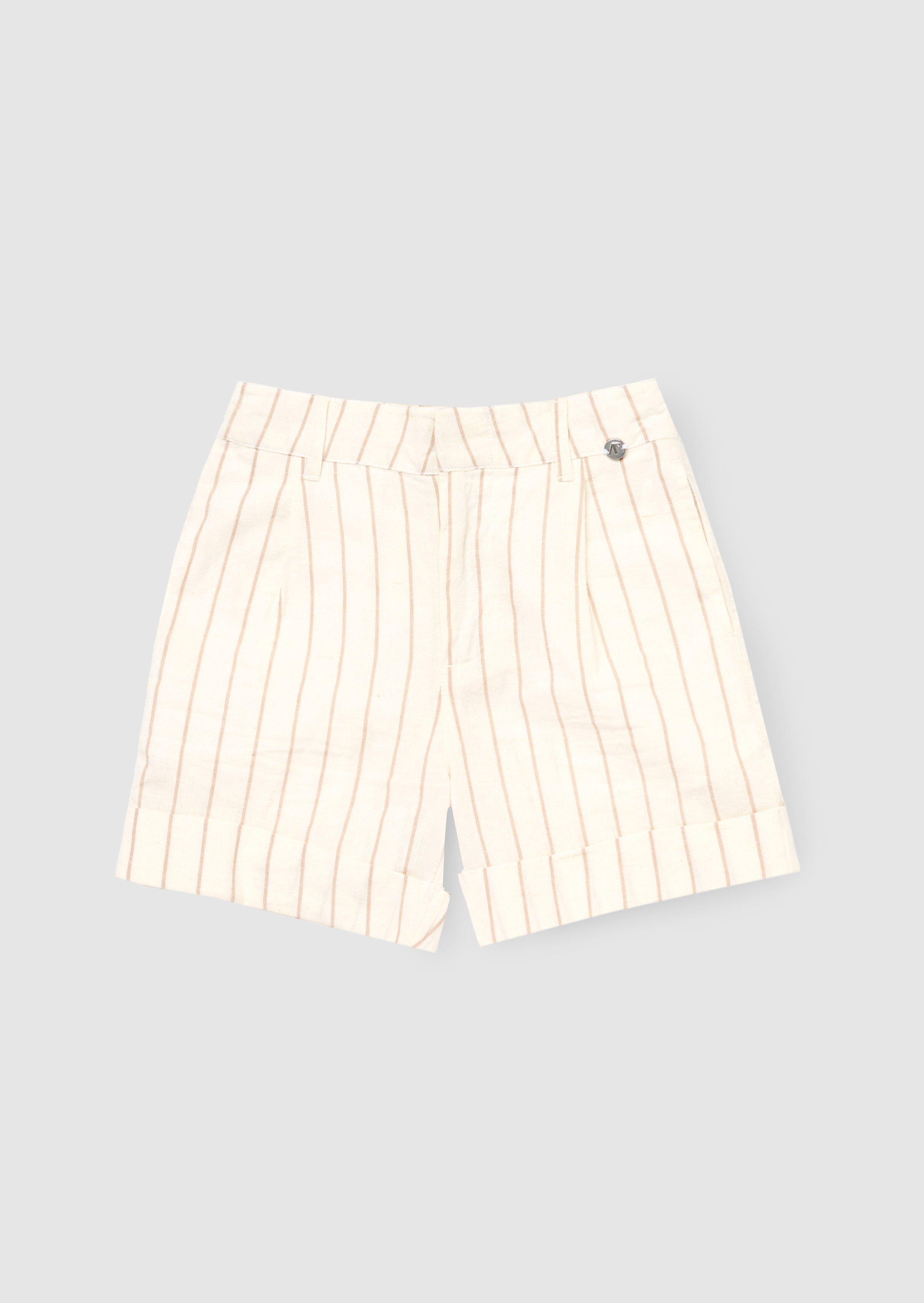 Jake Turn Up Stripe Suit Short