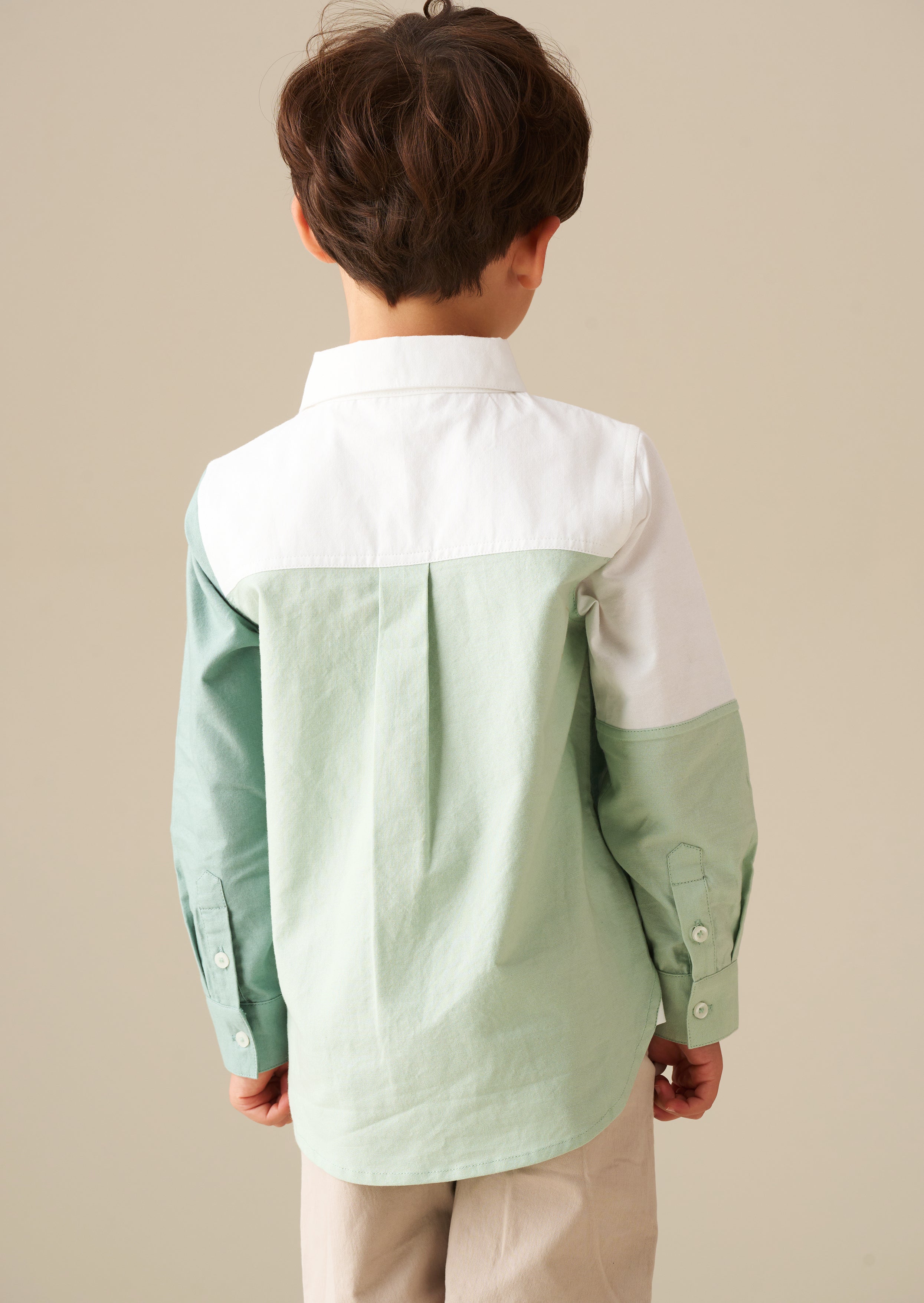 Jude Colour Block Oxford Shirt