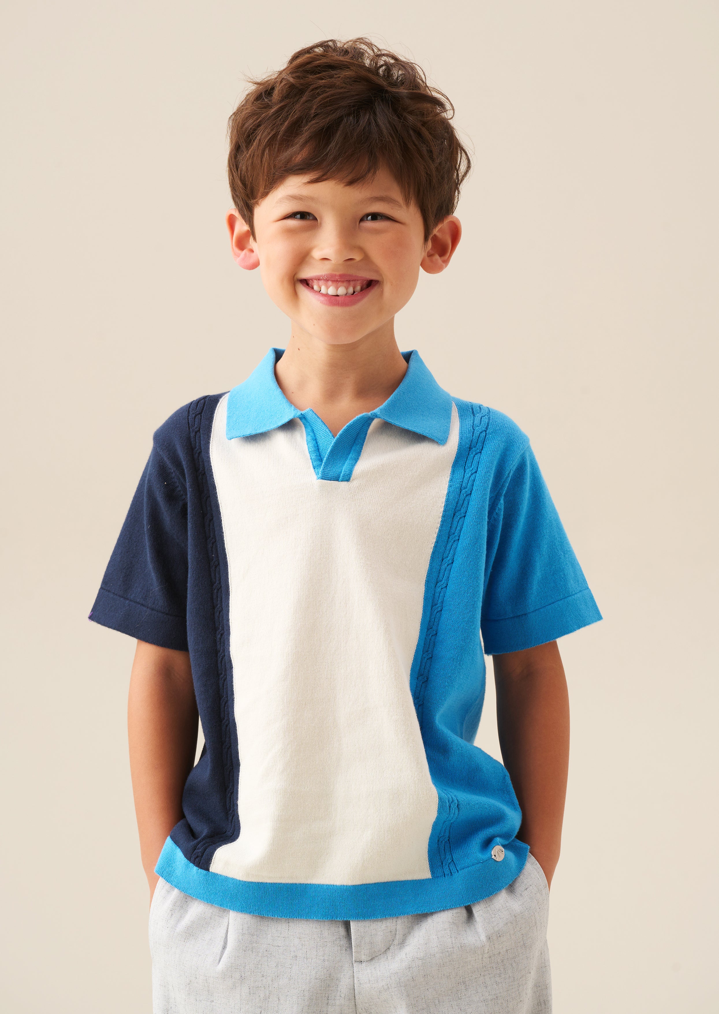 Ralph True Knit Colour Block Polo