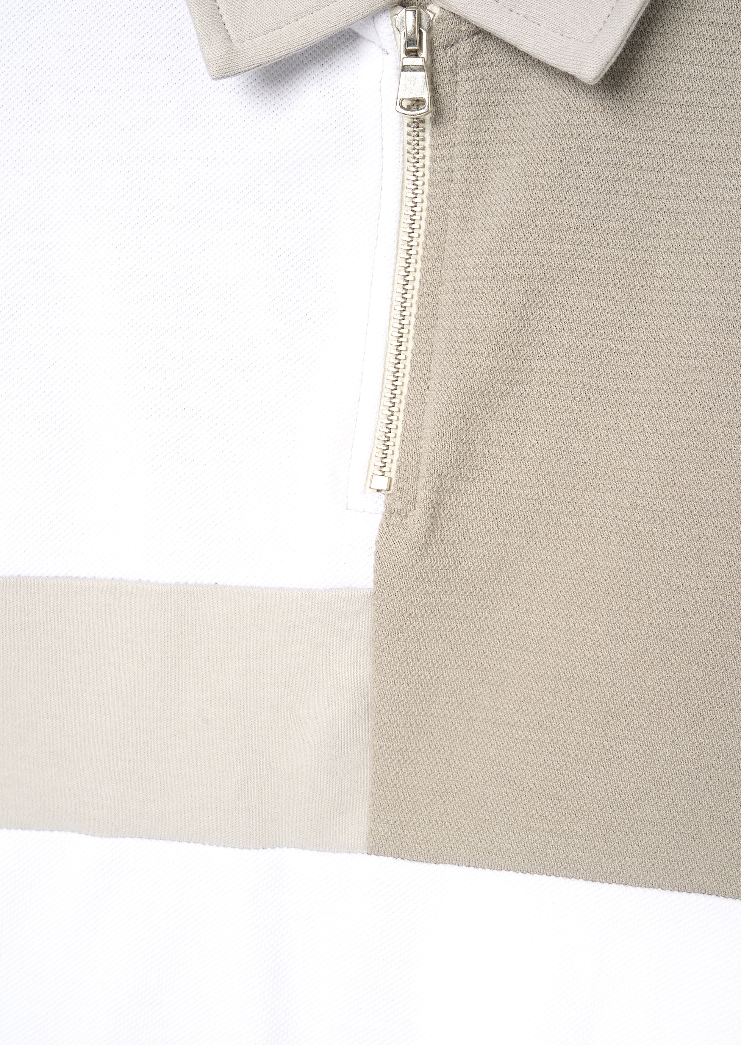 Xander Colour Block Zip Polo