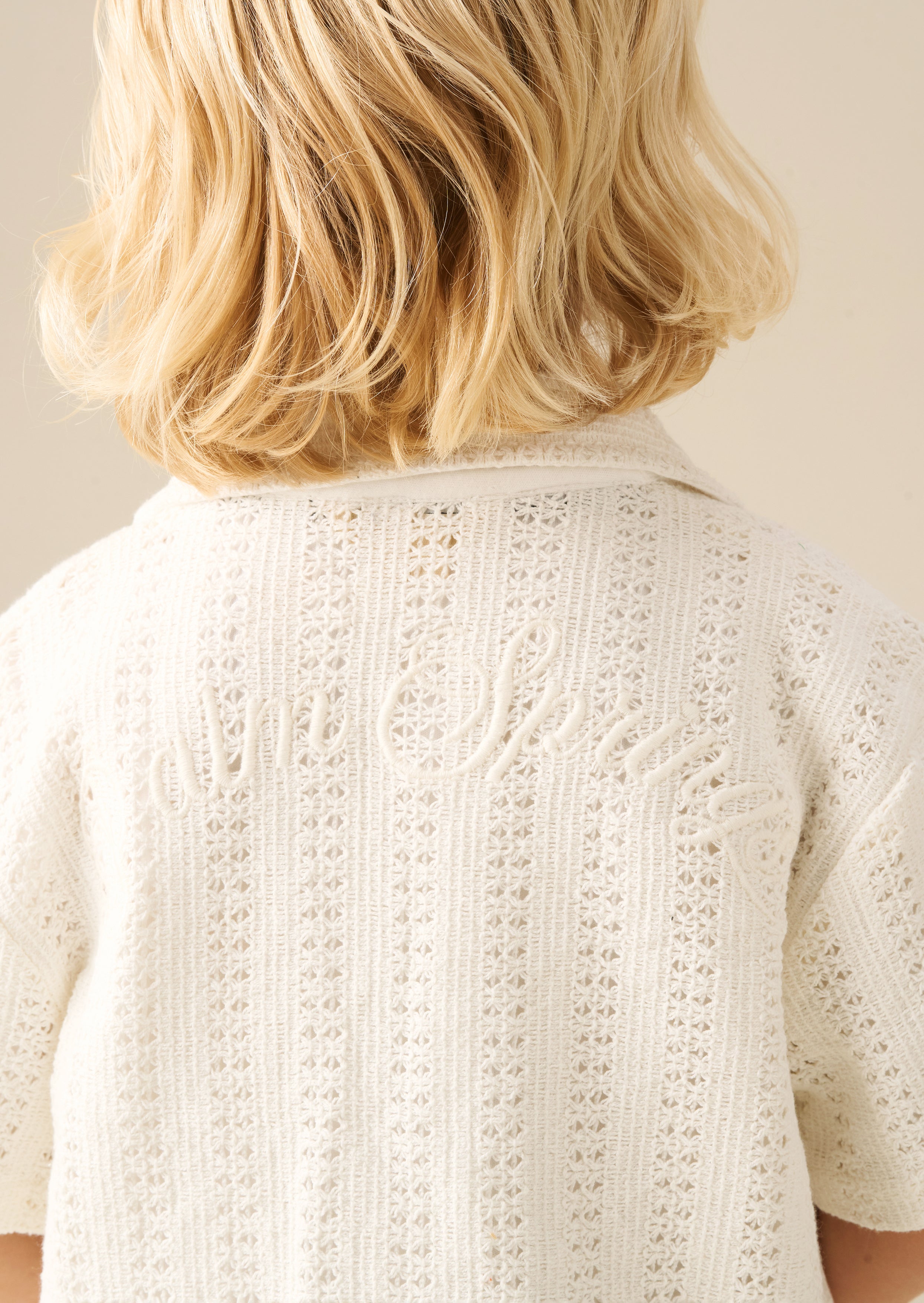 Bradley Crochet Embroidered Shirt