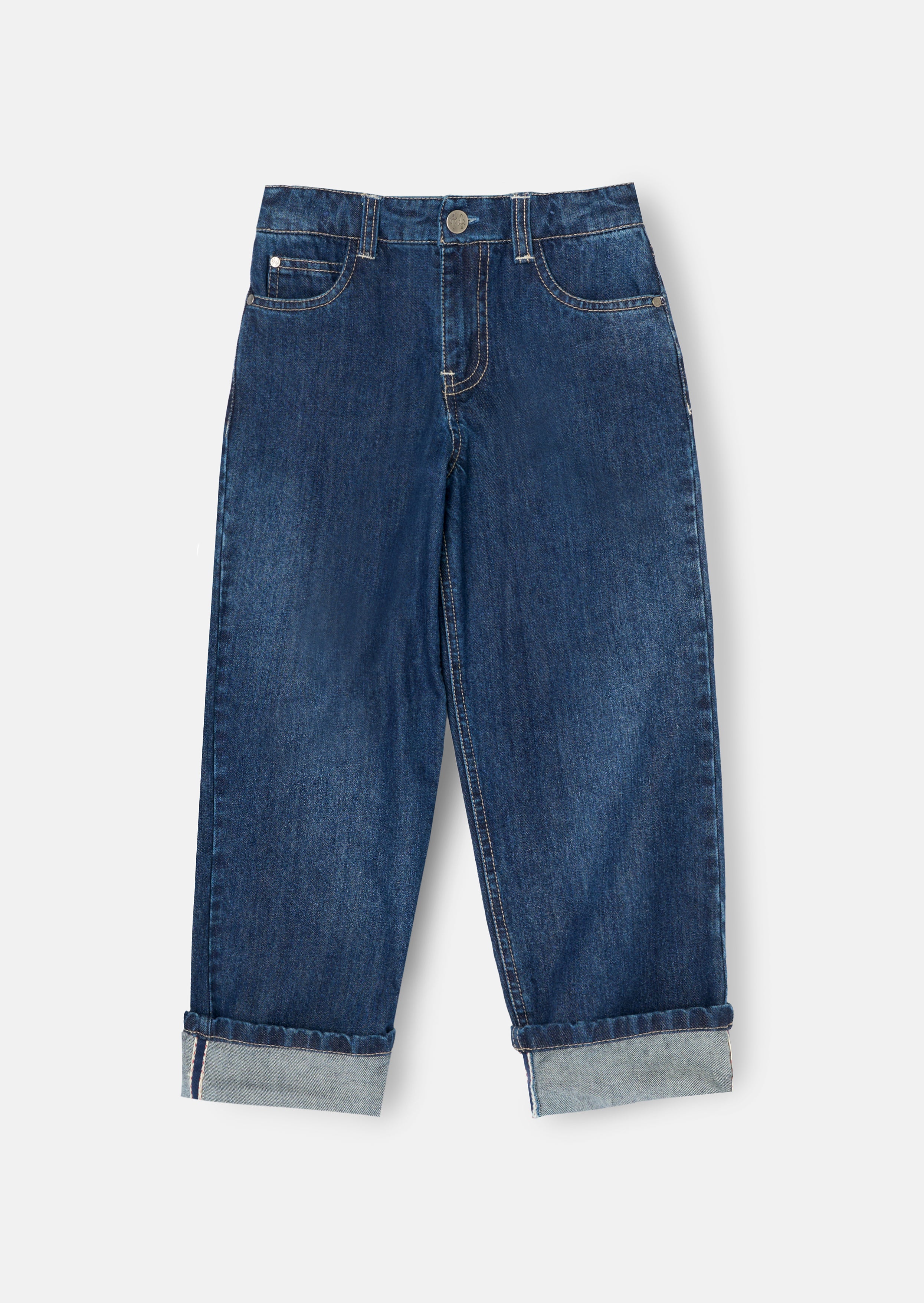 جينز أوتيس إنديجو بقصة مستقيمة