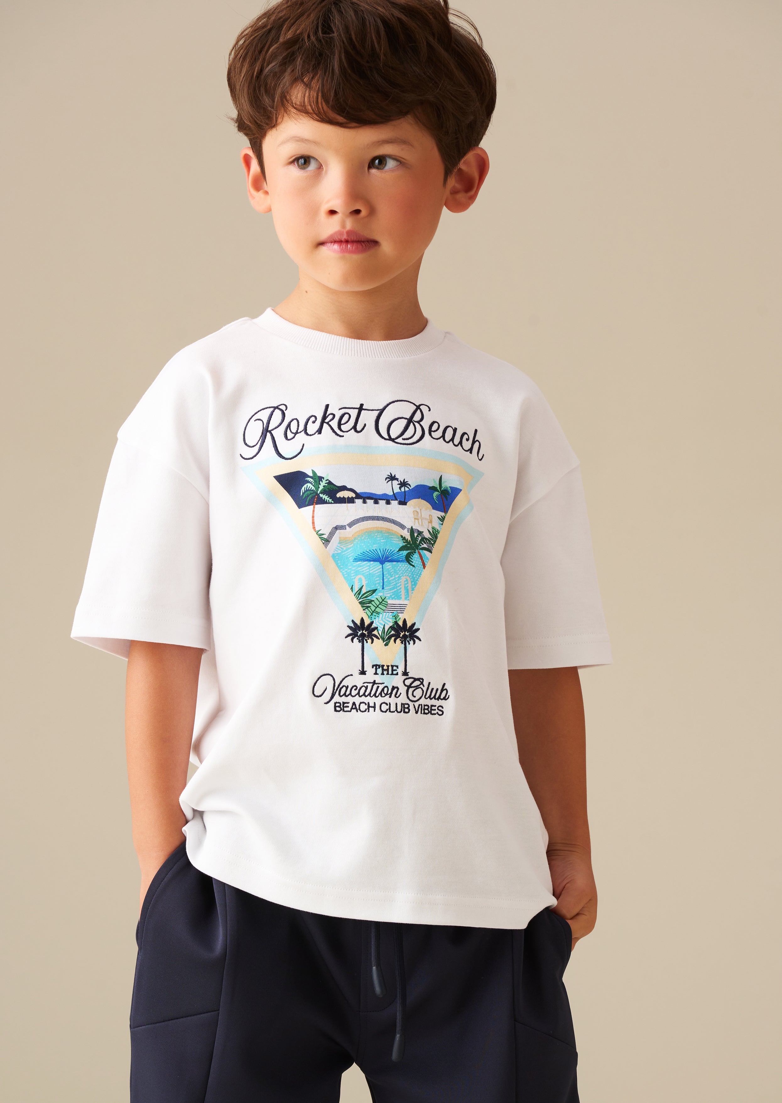 West Beach Graphic T Shirt