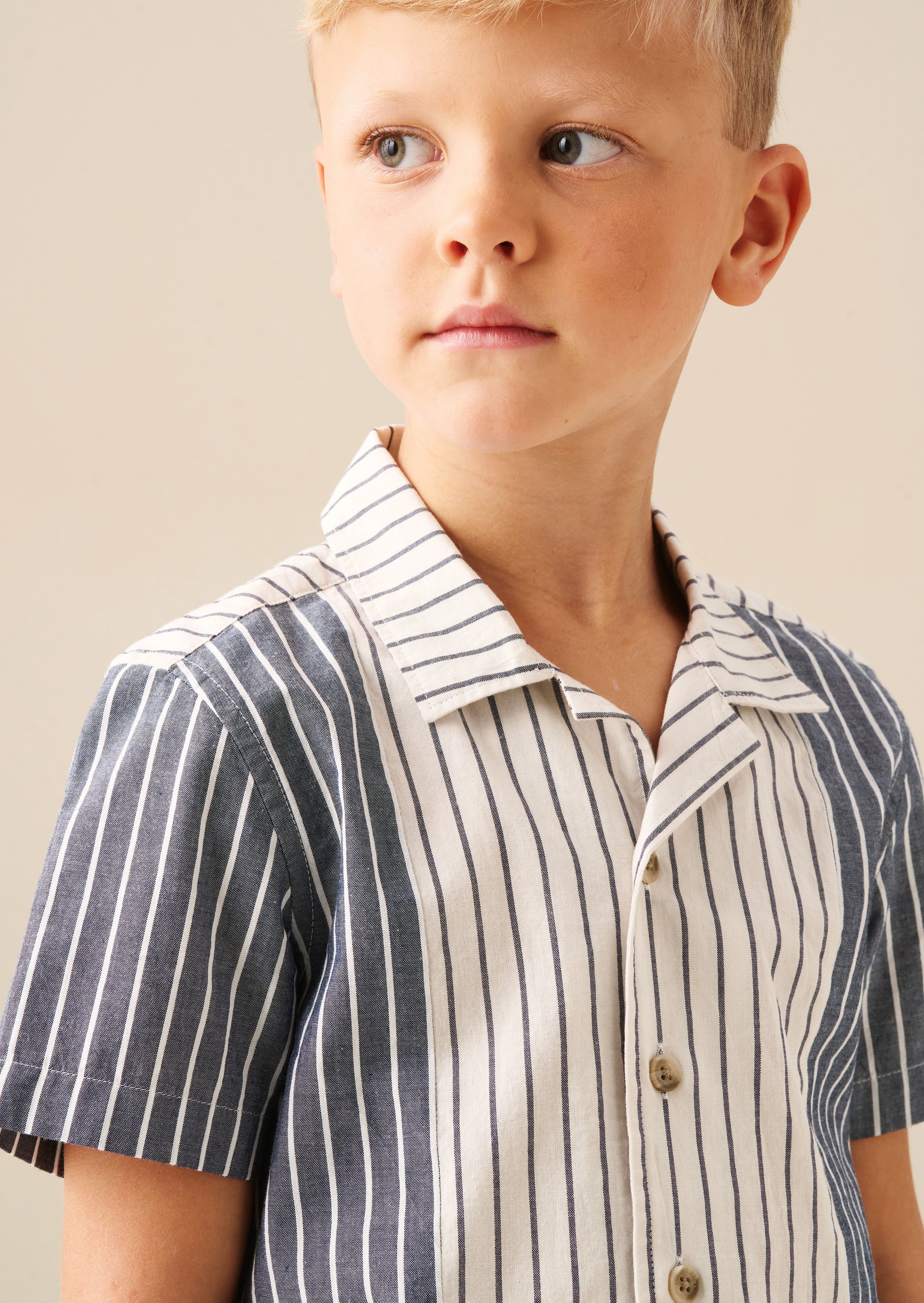 Beau Cut And Sew Shirt