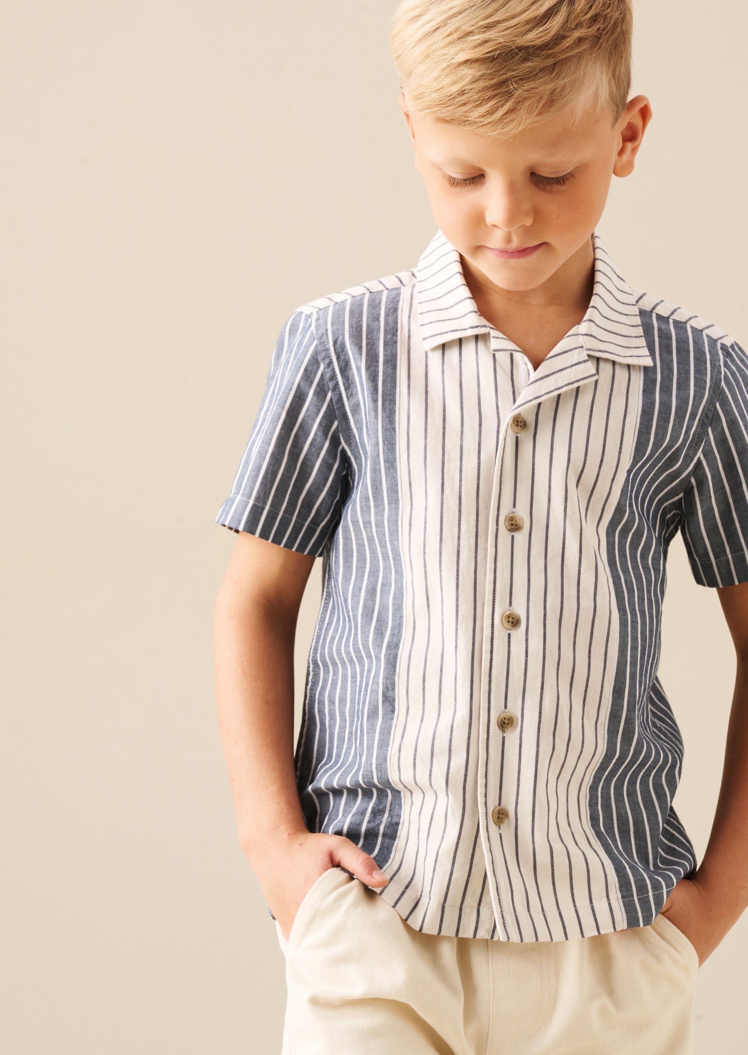 Beau Cut And Sew Shirt