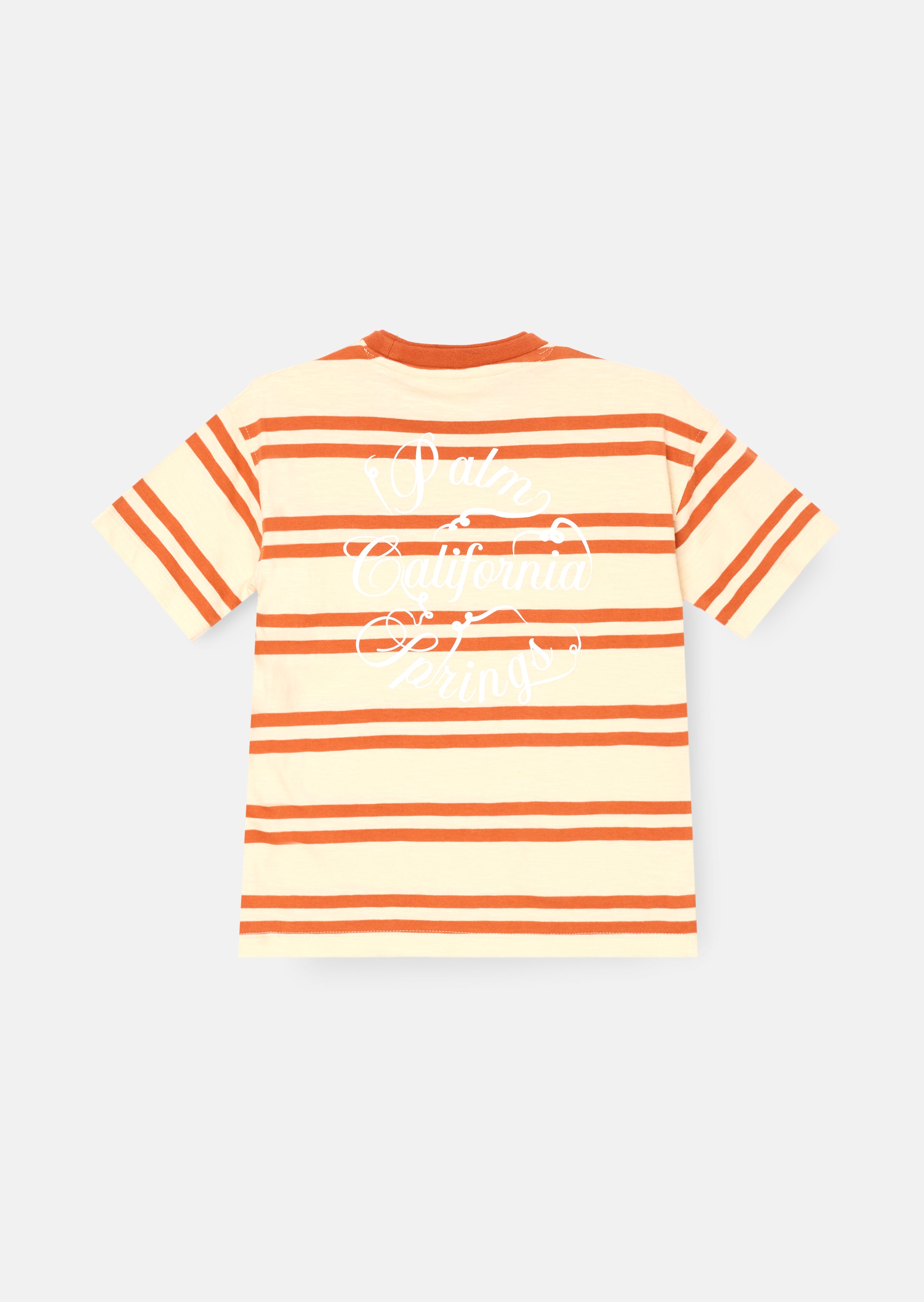 Theo Stripe Textured T Shirt