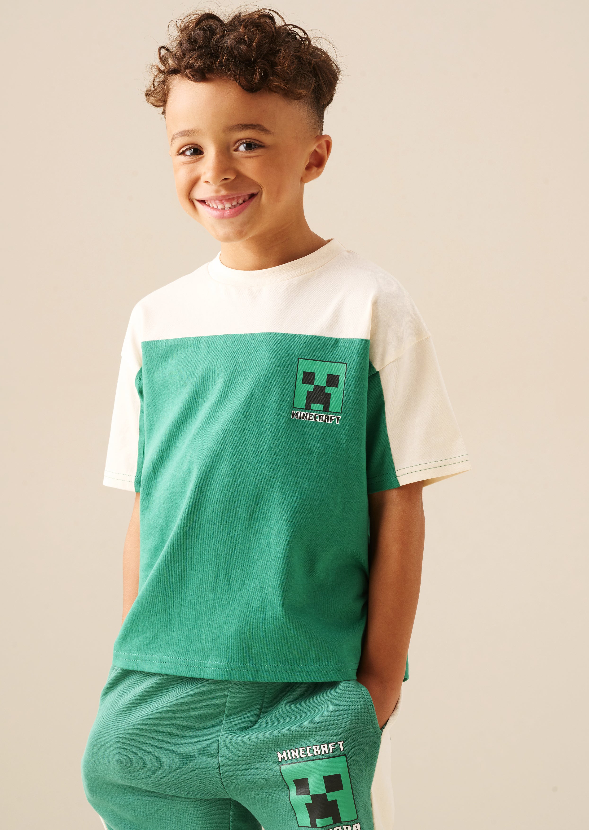 Maglietta Varsity Oversize Minecraft