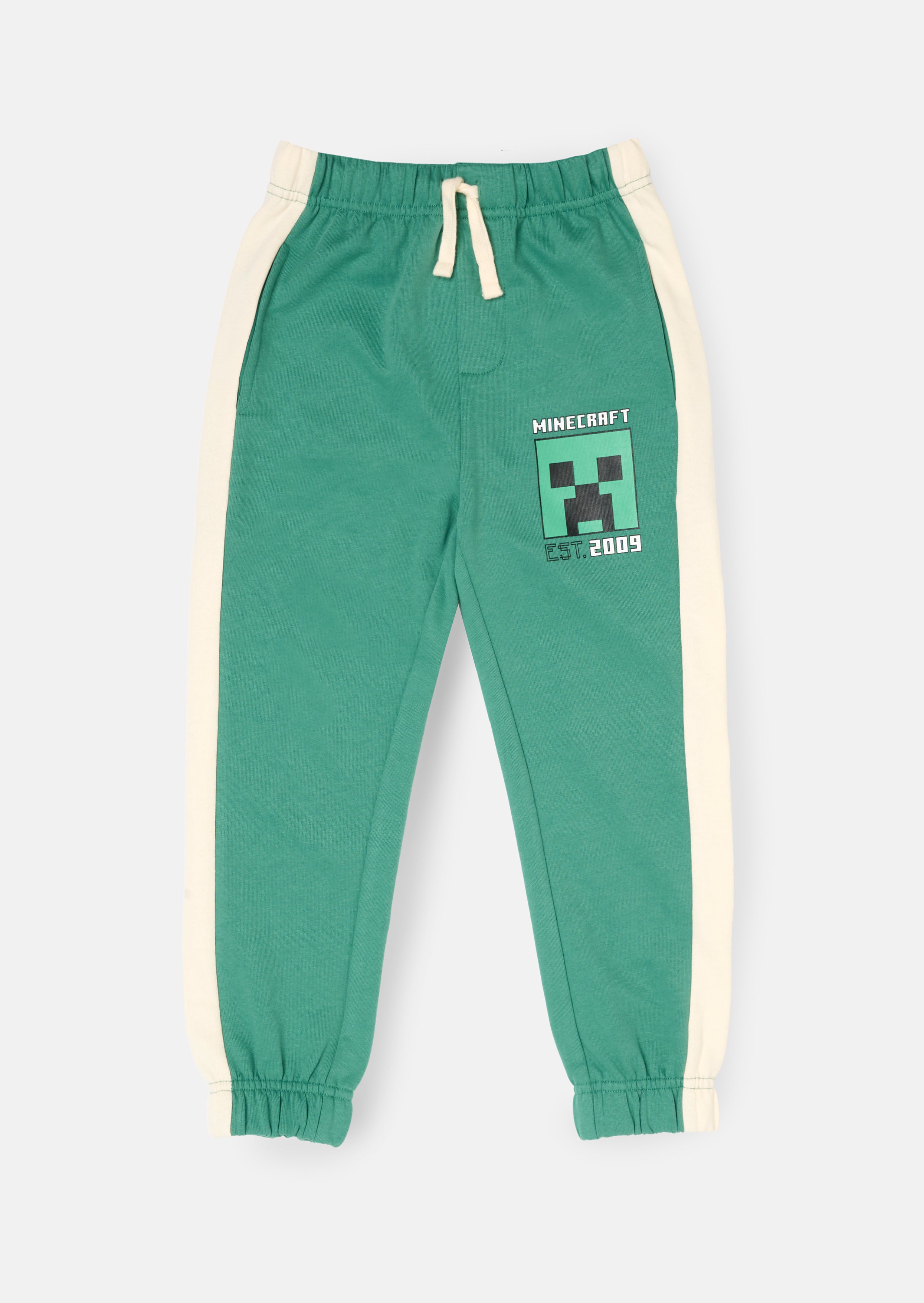 Spodnie dresowe Minecraft z bocznym paskiem