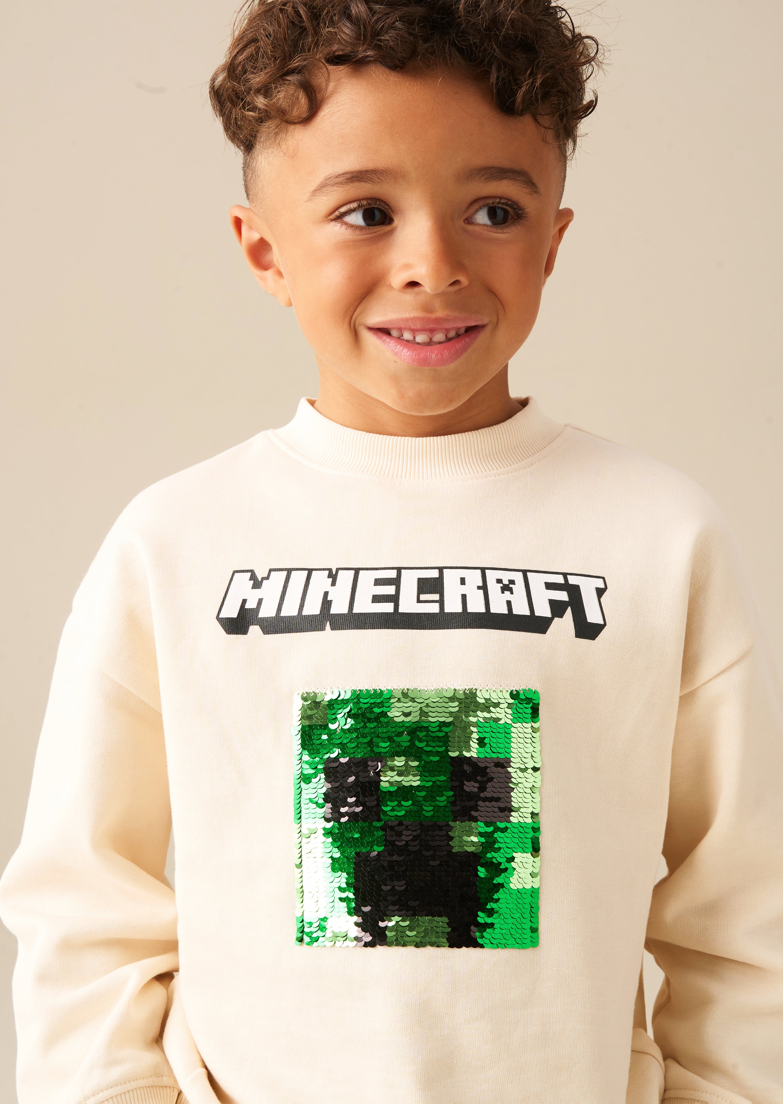 Minecraft Pailletten-Sweatshirt