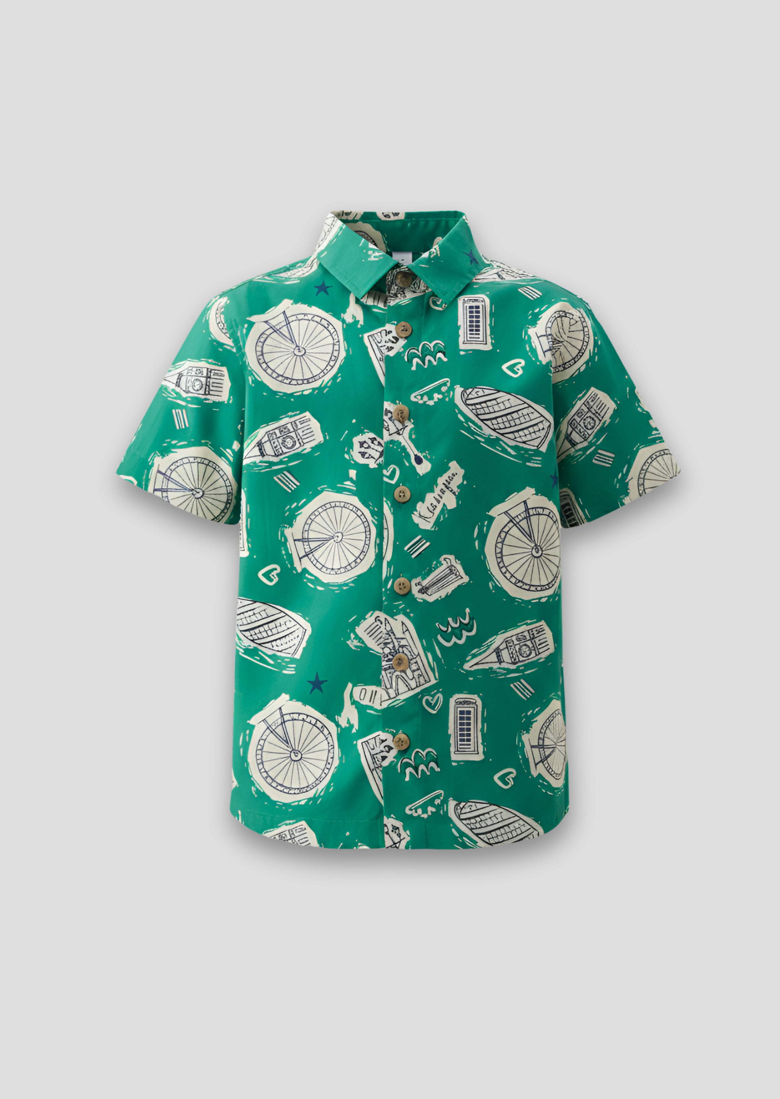 Damien City Print Shirt