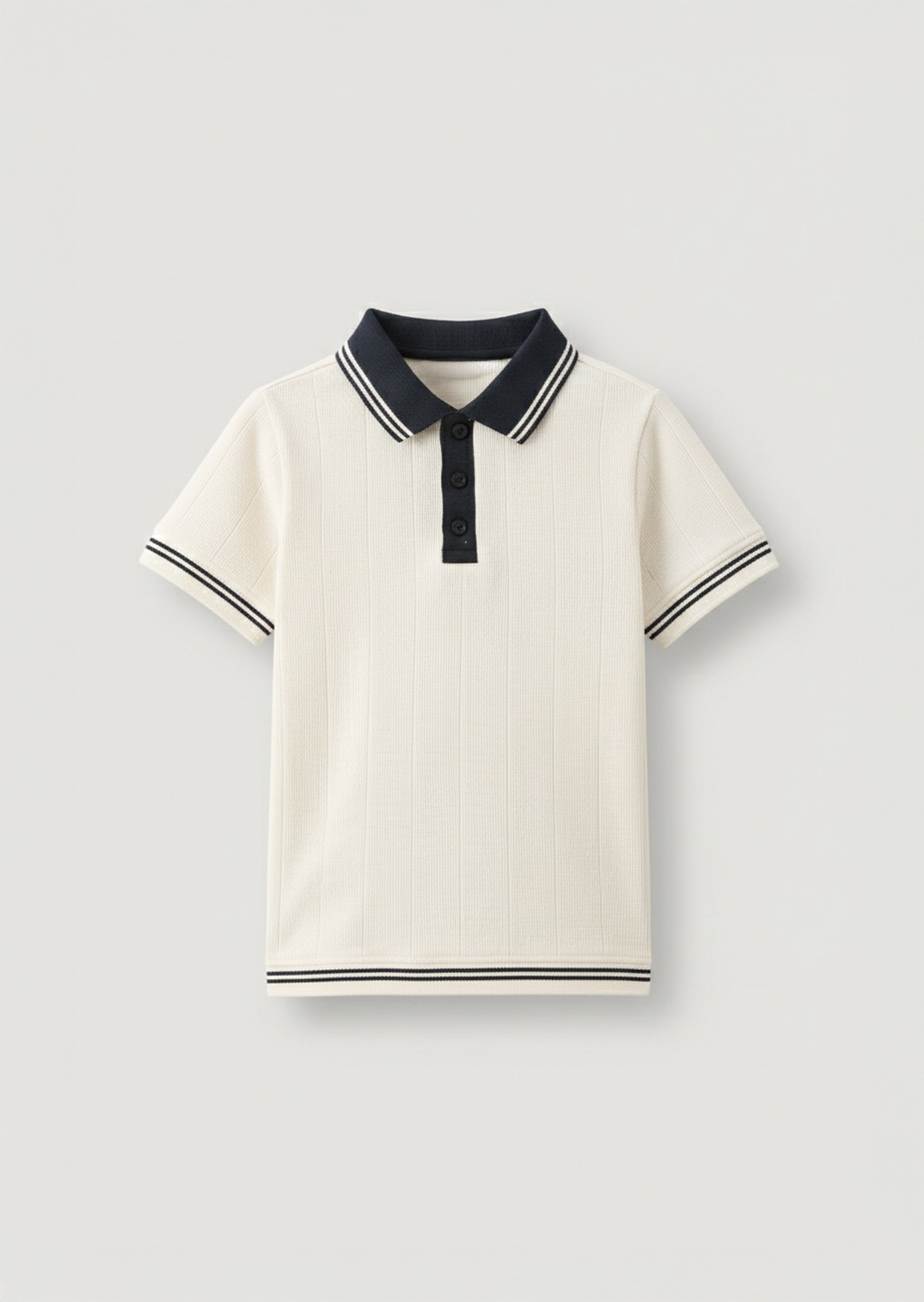 Oakley Rib Navy Contrast Polo