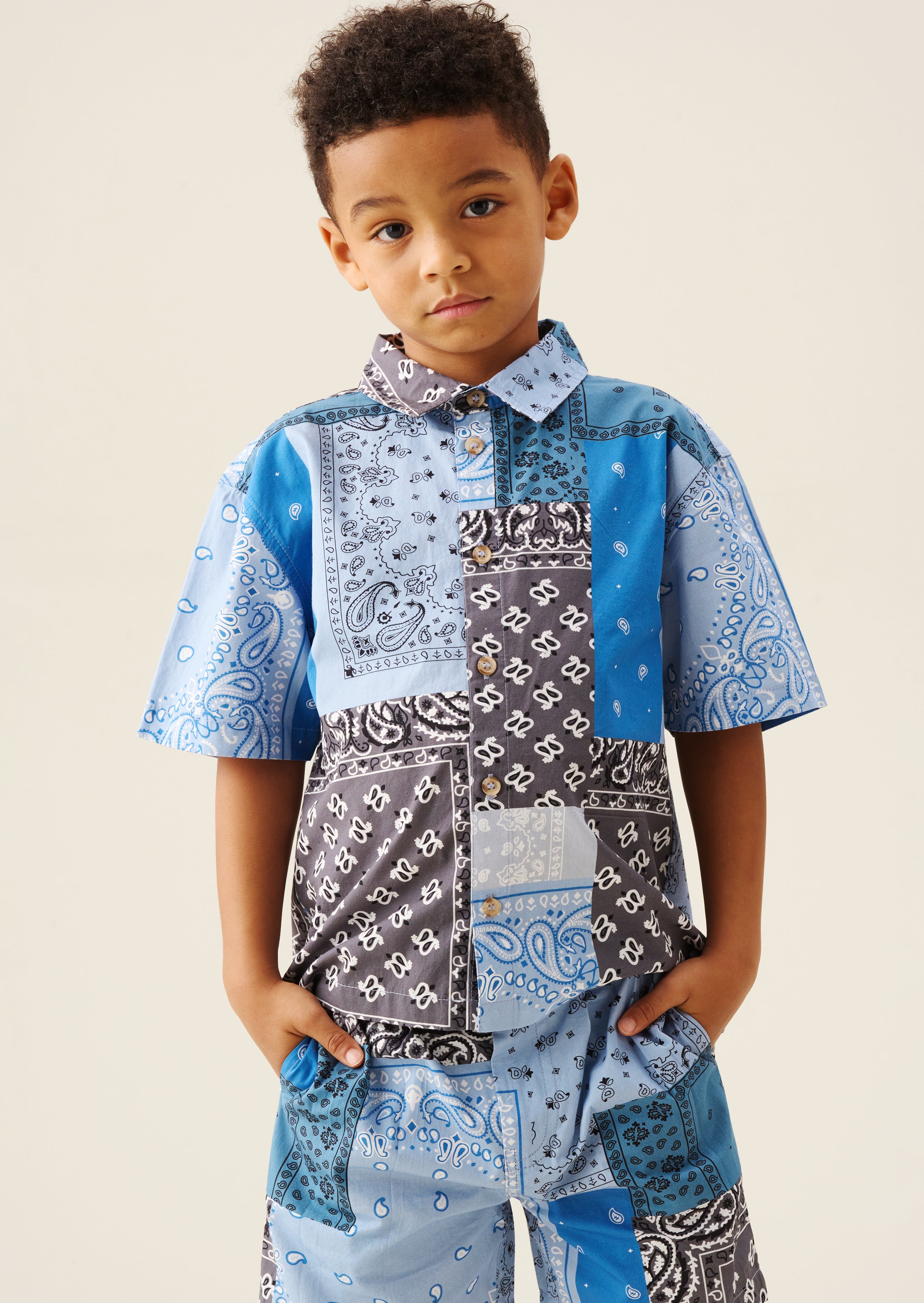 Bryson Bandana Print Shirt
