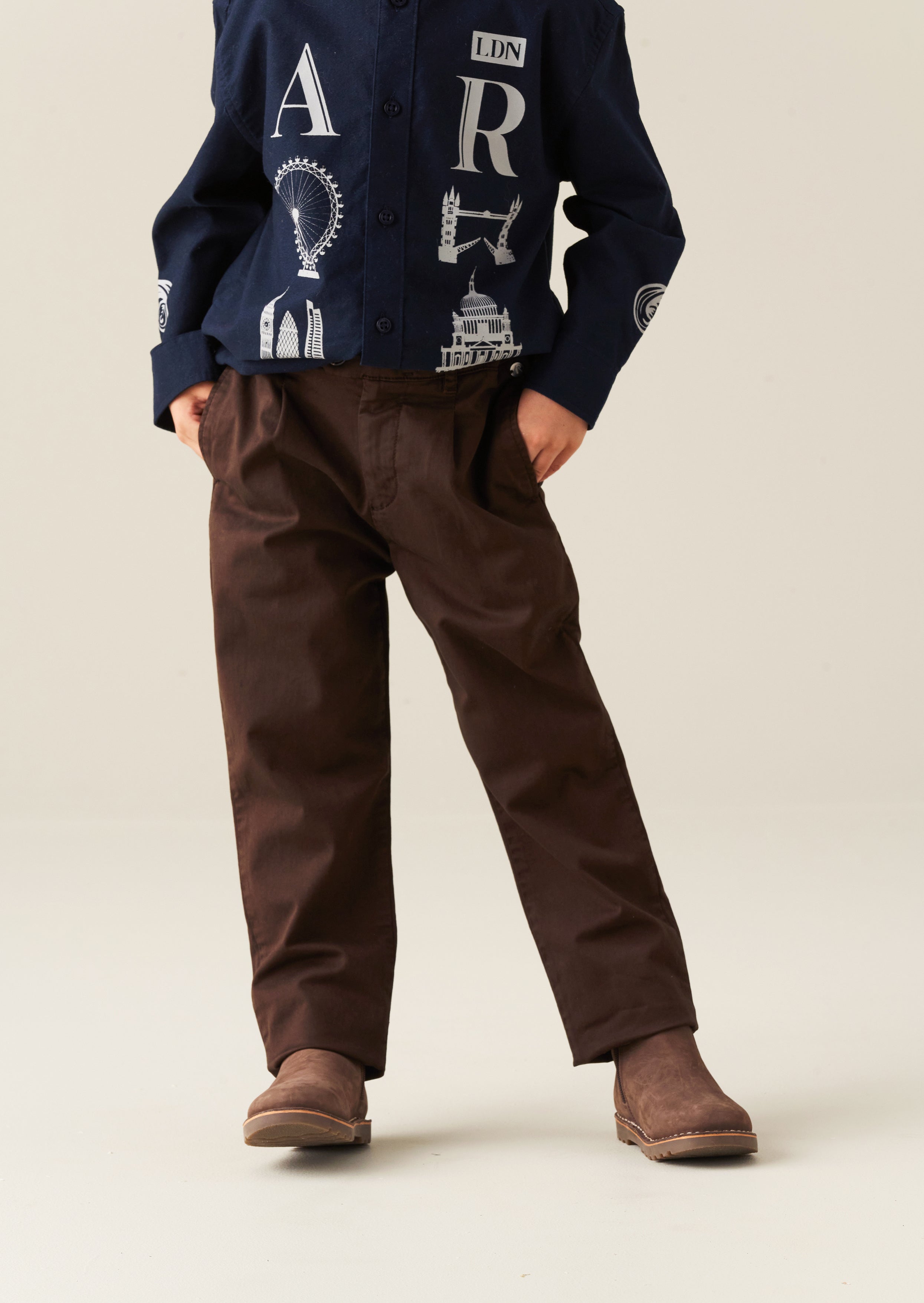 Harrison schmal zulaufende Chinohose