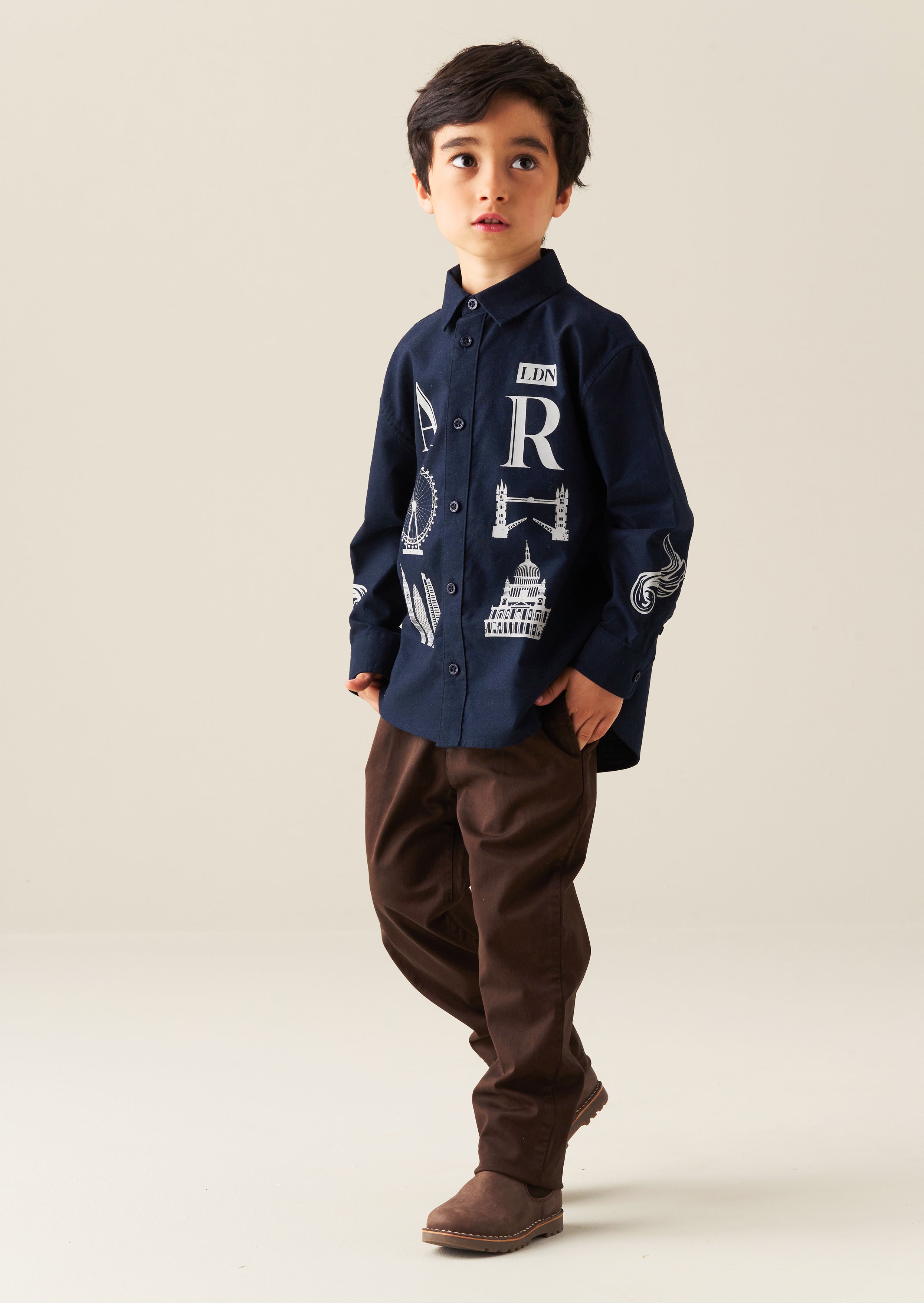 Neo Oversized City Print Shirt