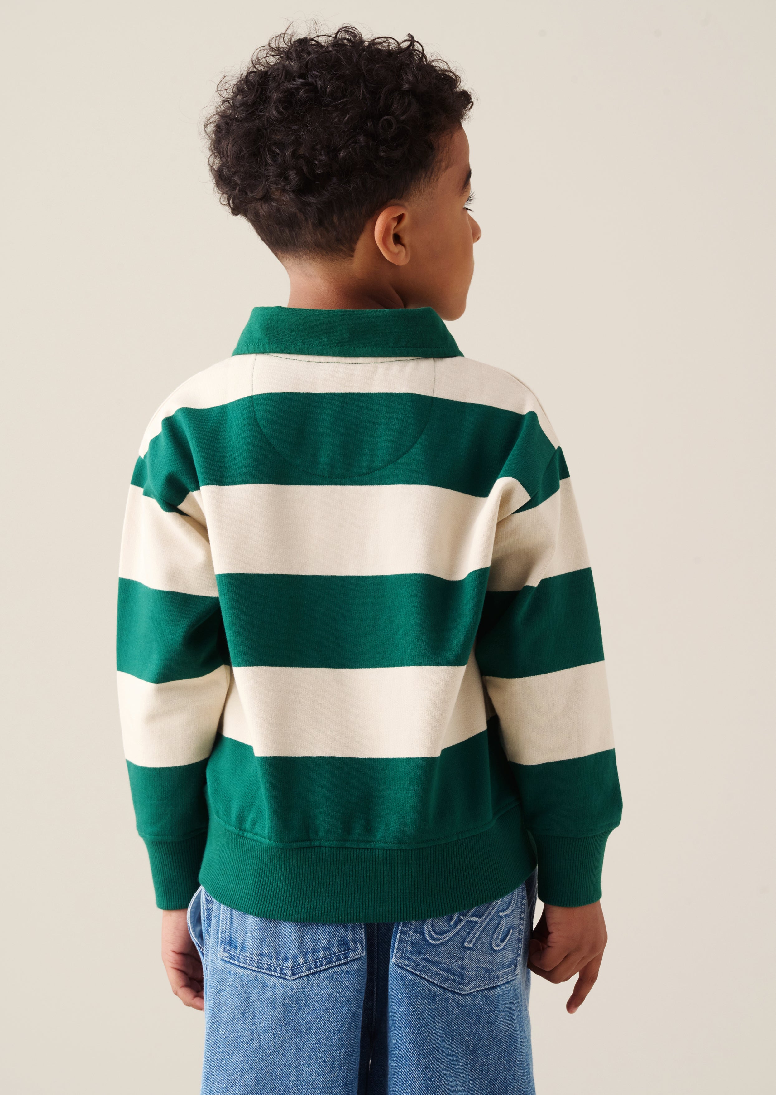 Shay Rugby-Sweatshirt mit Streifen