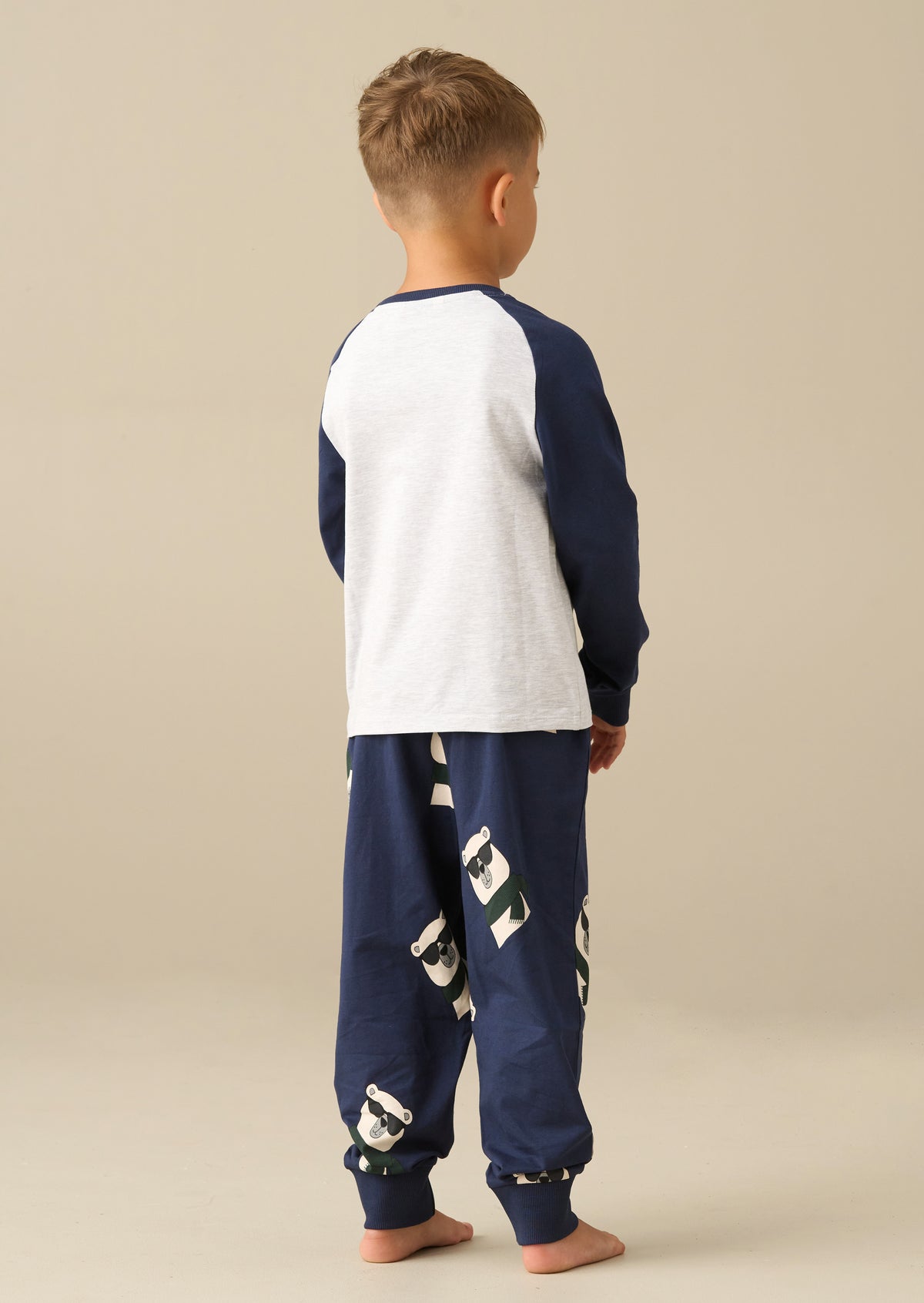 Pijama con estampado de oso Atlas