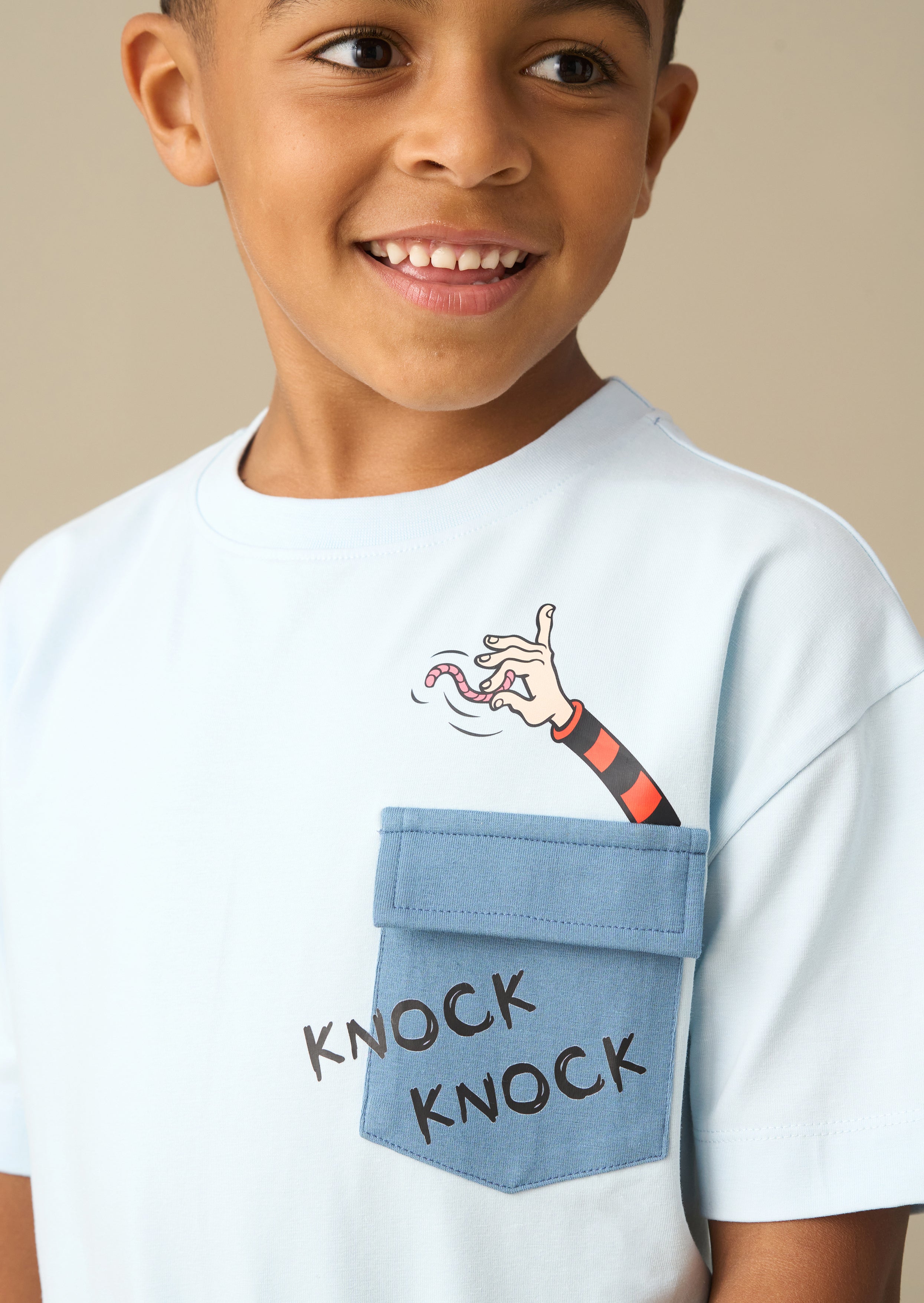 Beano Blue Joke Pocket T-Shirt