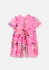 Eleanor Baby Mesh Print Dress