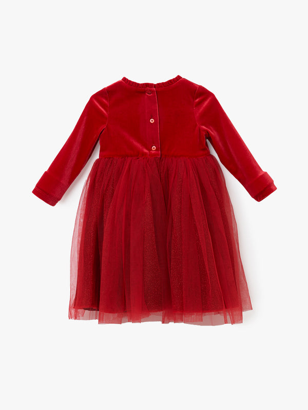 Elsie Baby Velvet Tulle Dress