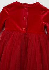 Elsie Baby Velvet Tulle Dress