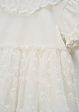 Amelia Ivory Tiered Lace Dress