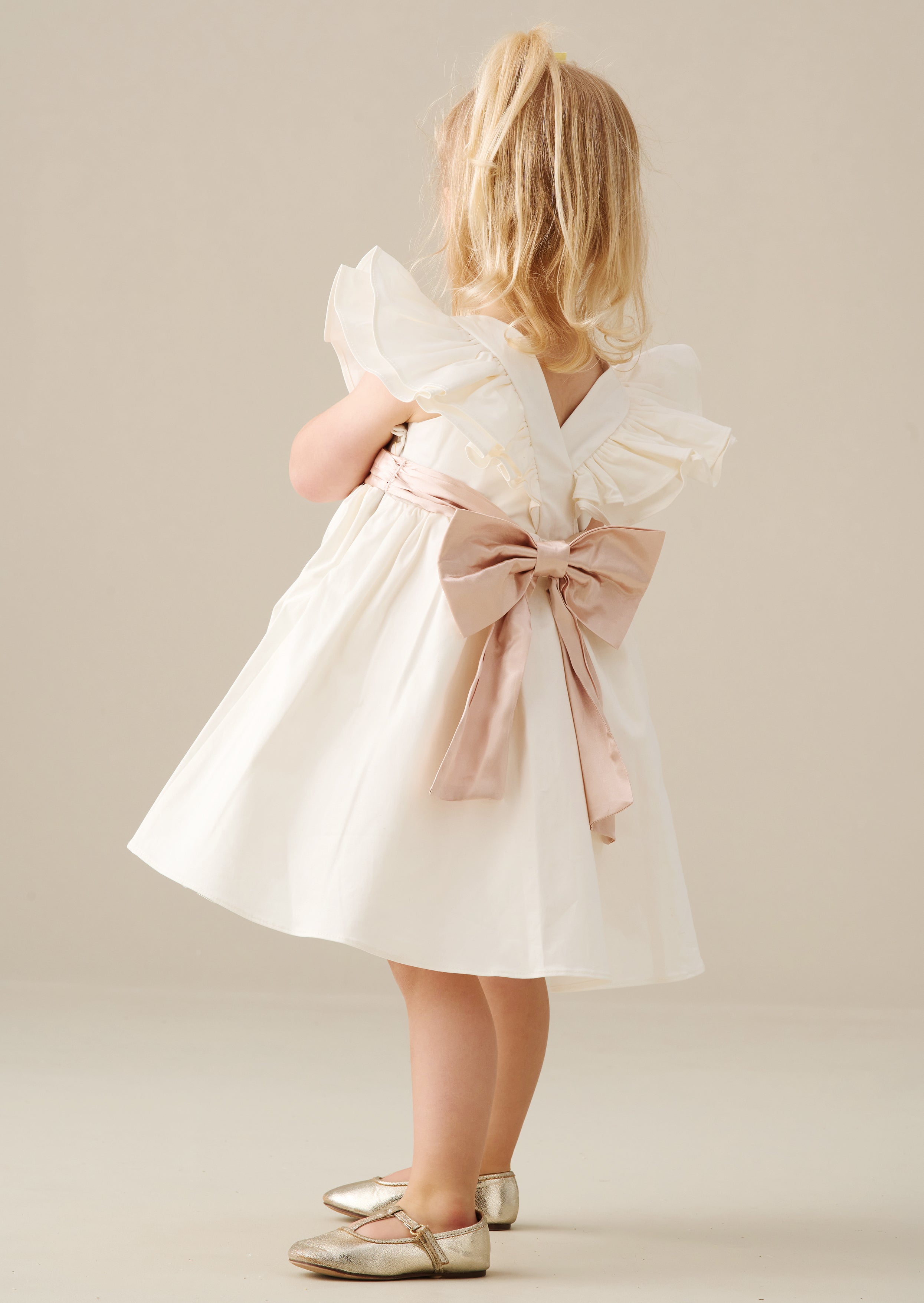 Sylvie Sateen Bindekleid