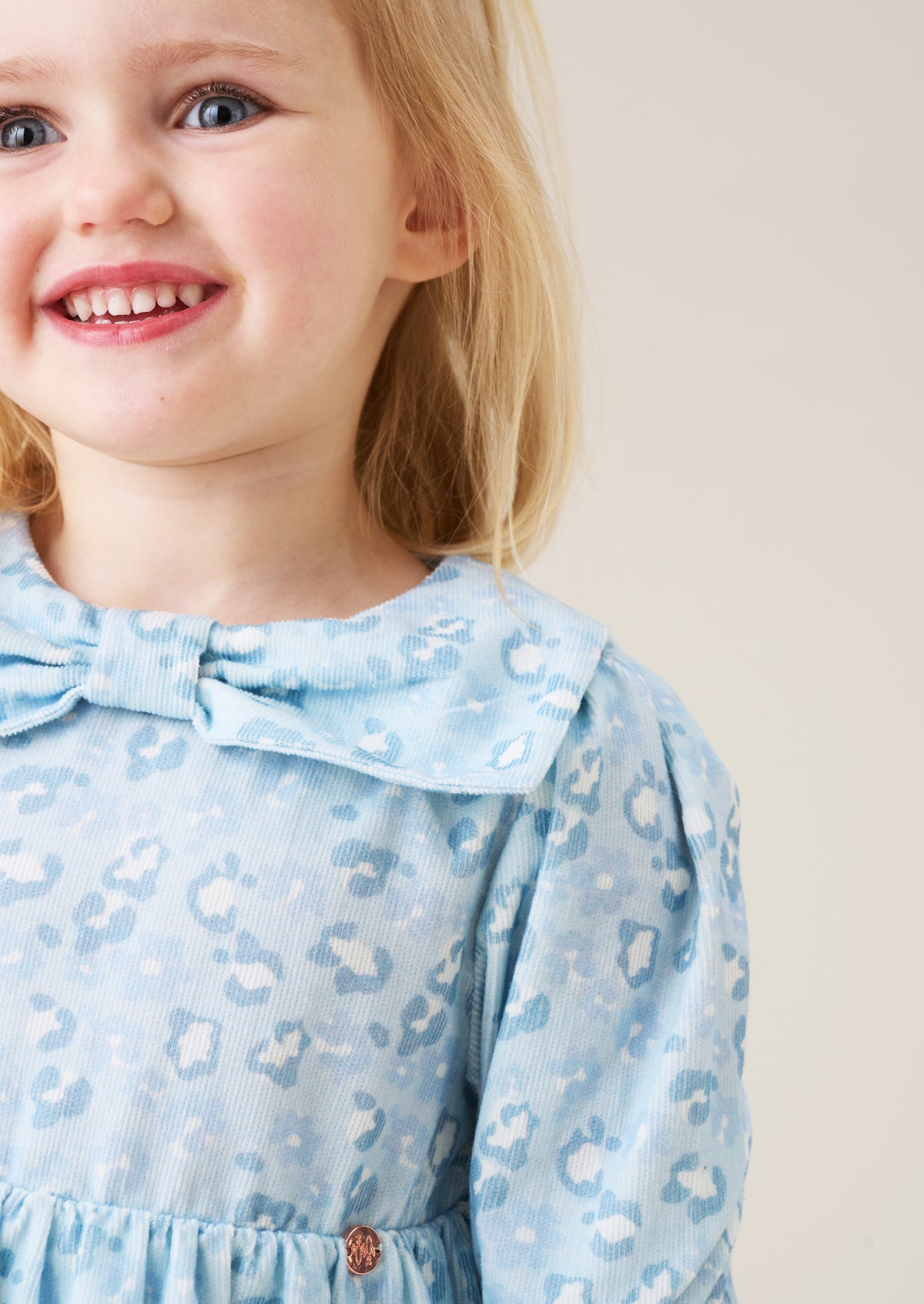 Baby Club Chic Coquette Bows Printed Dress with Collar main image 0