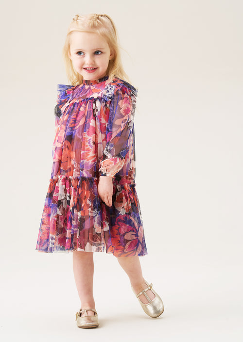 Mini robe en maille à imprimé floral Eleanor
