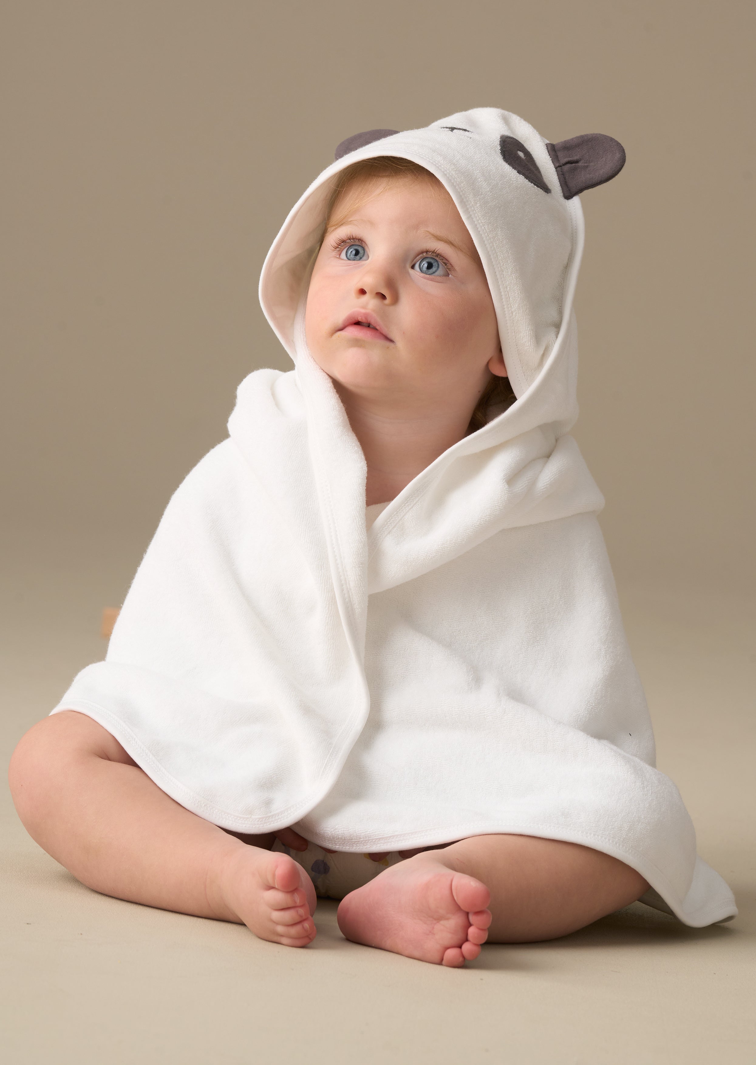 Serviette à capuche Pedro Panda