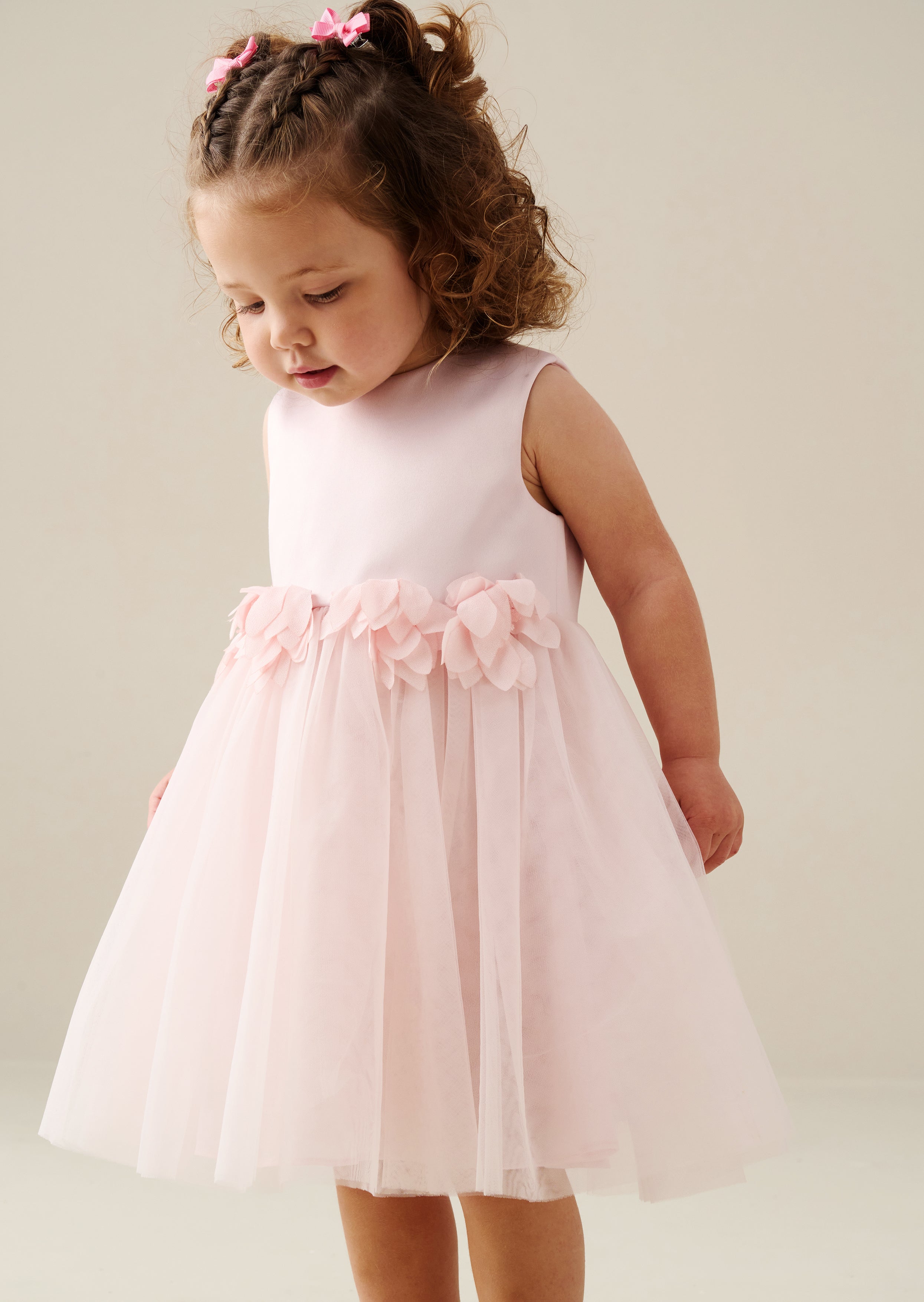 Juno Blush Flower Waist Dress
