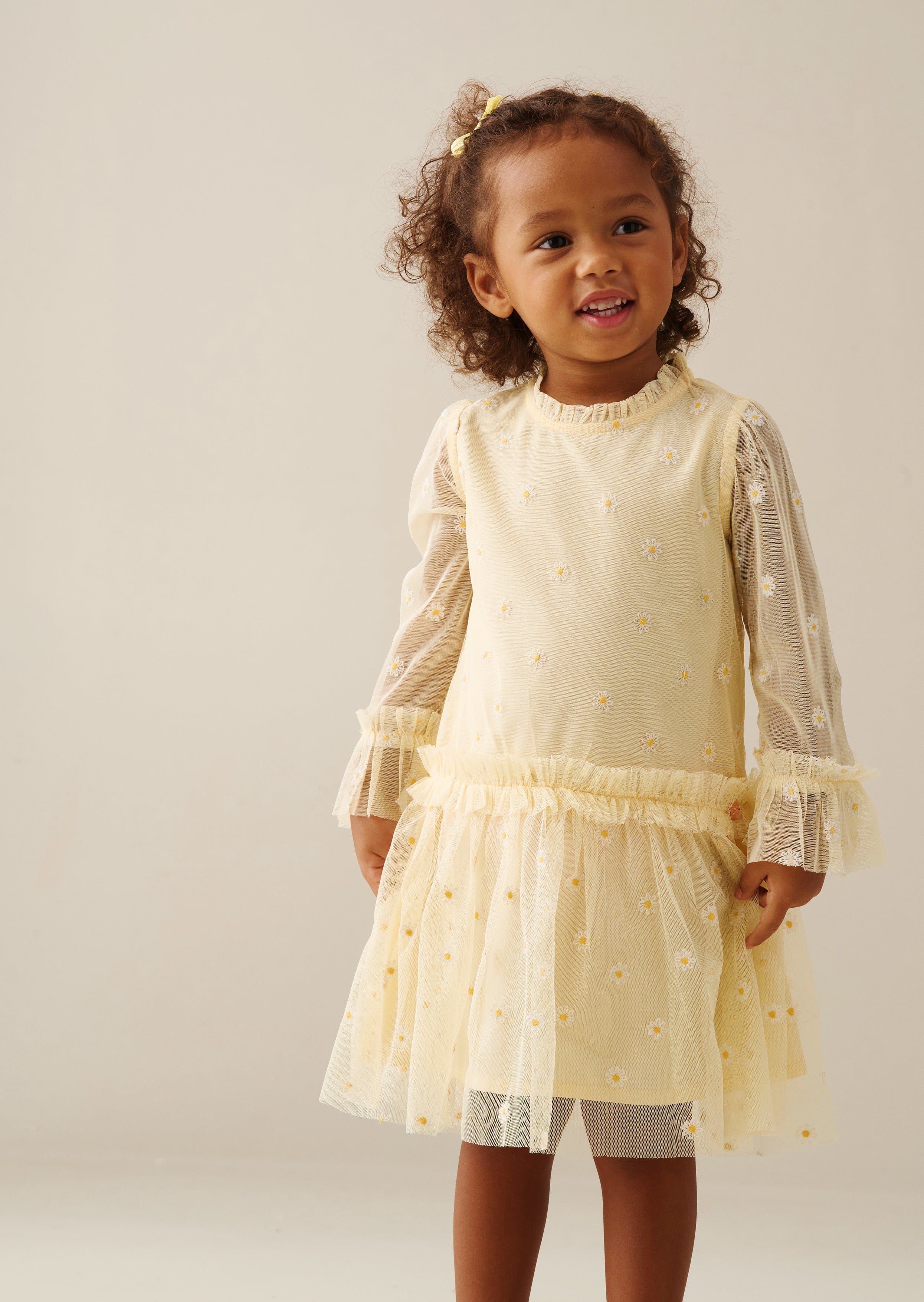 فستان شبكي مطرز بنف ديسي