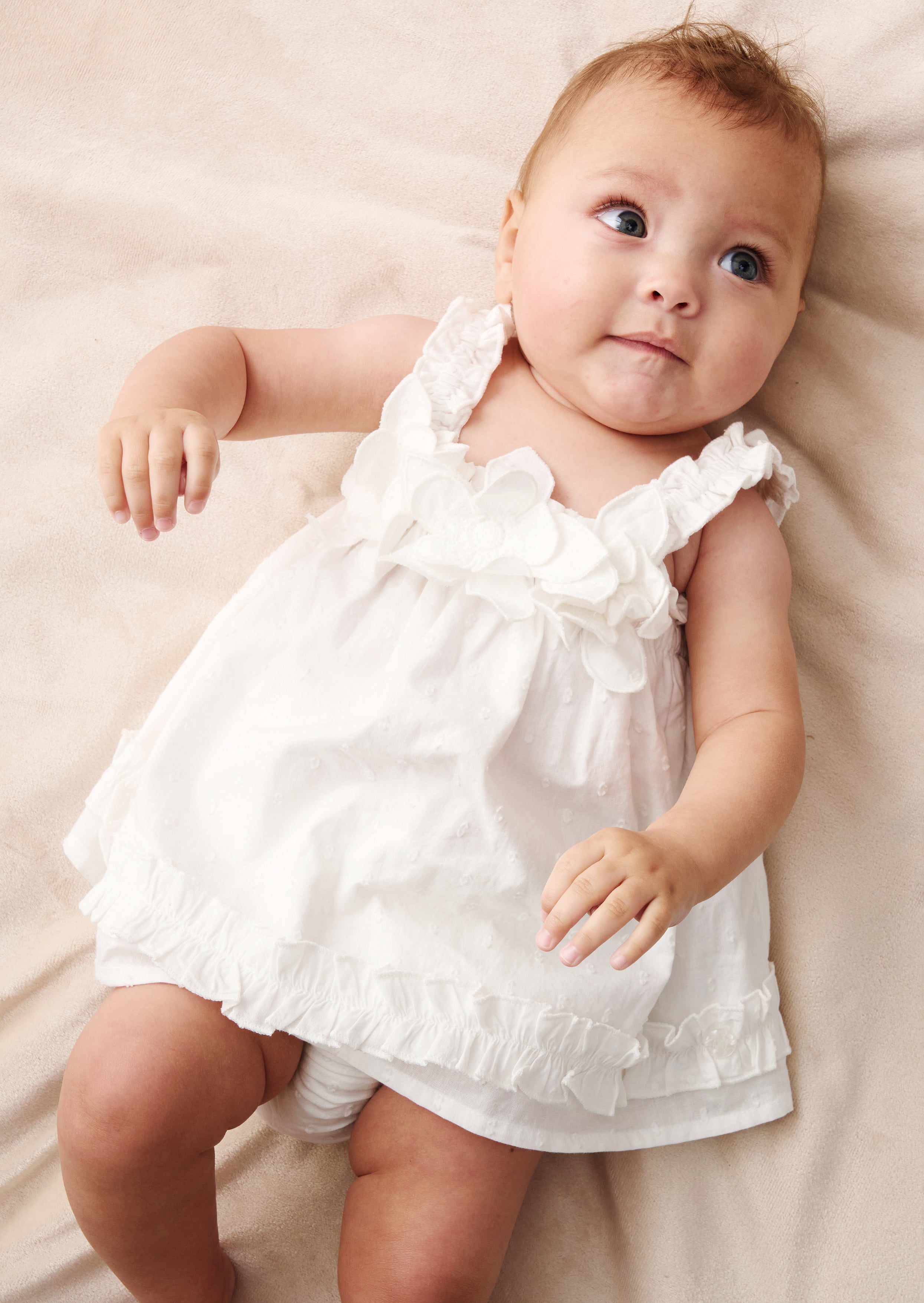 Nyla 3D Daisy Swing Dress & Bloomer