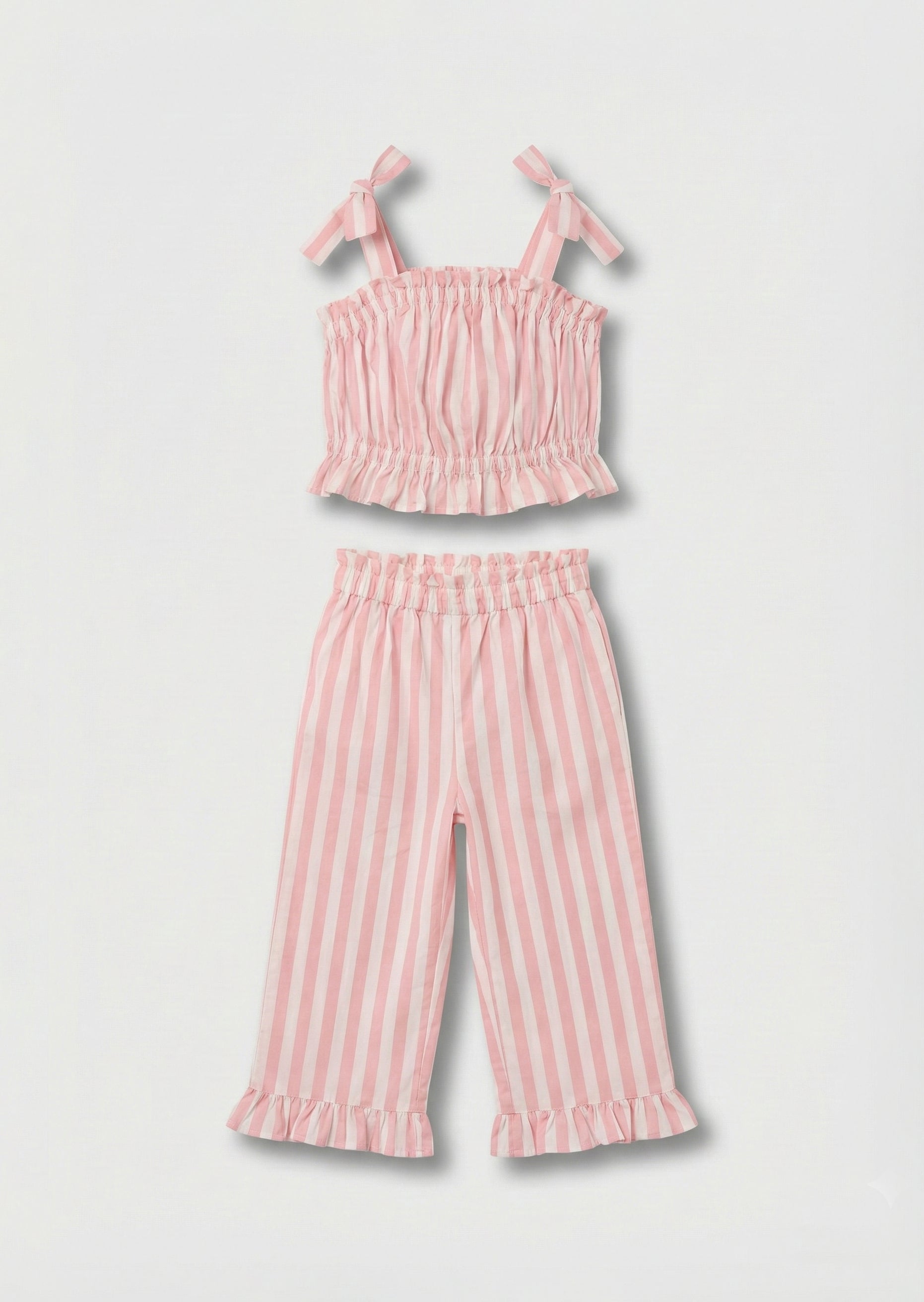 Set Polly Candy a Righe con Volant