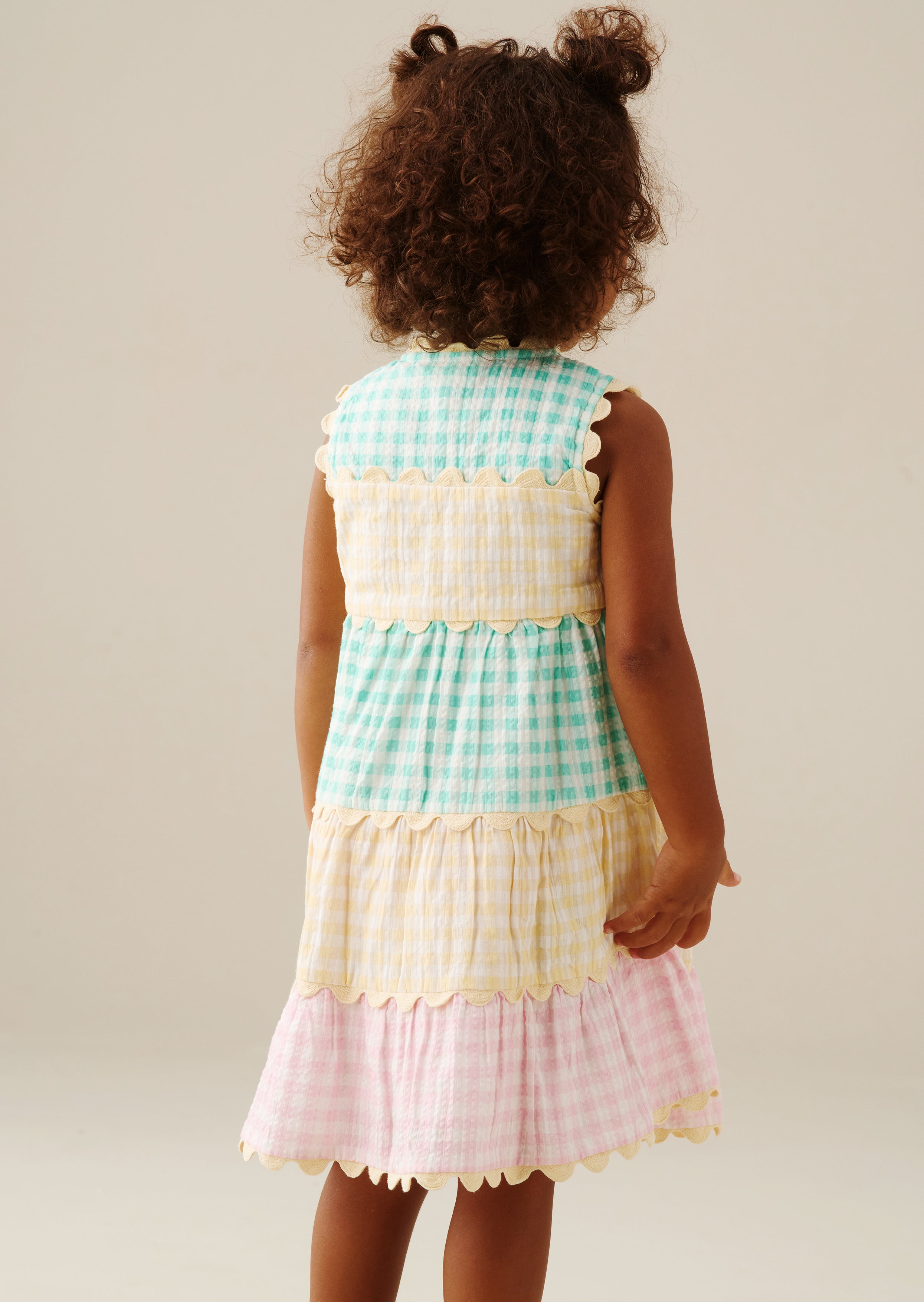 Ginny Gingham Bow Waist Dress