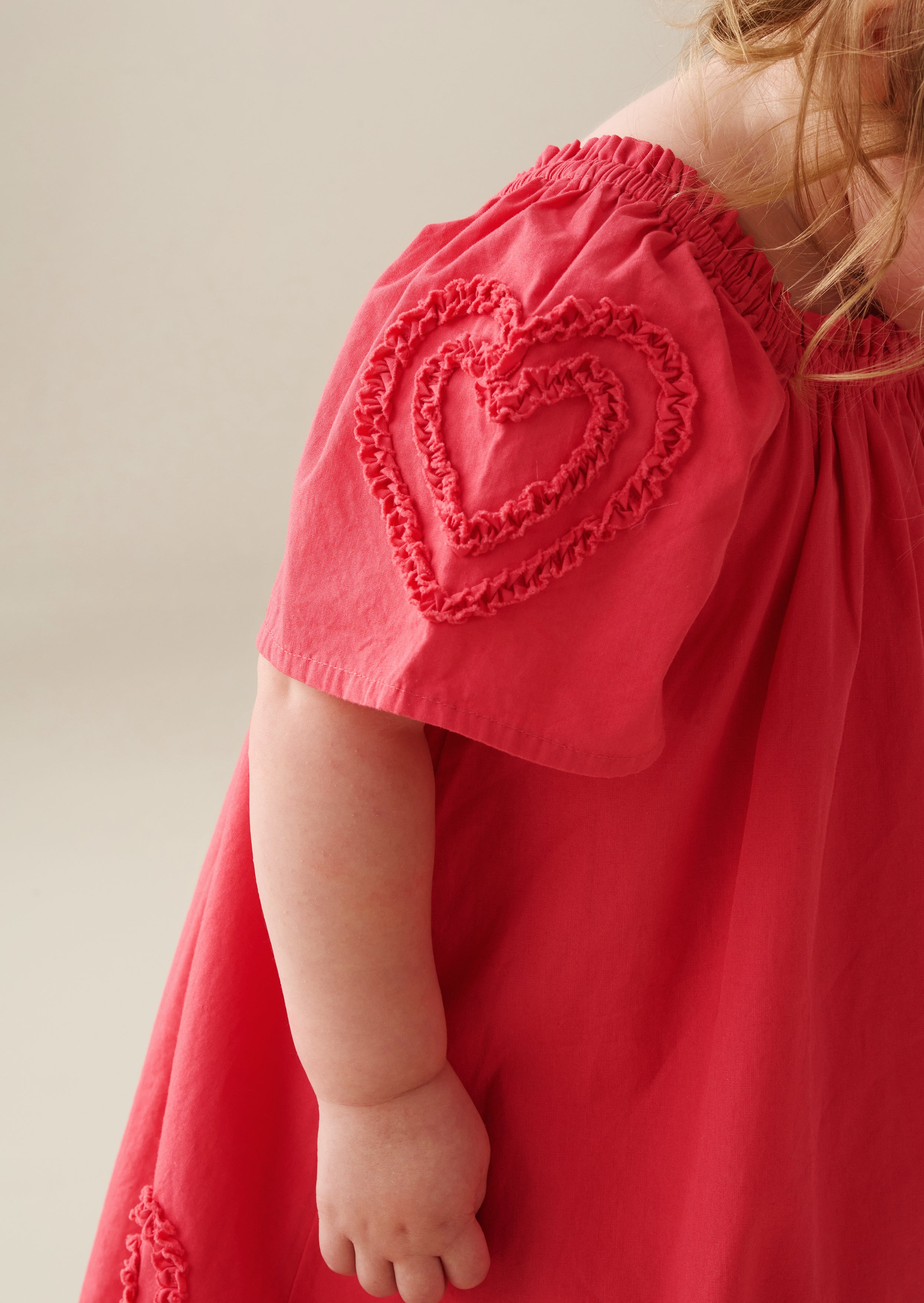 Lori Heart Frill Swing Dress