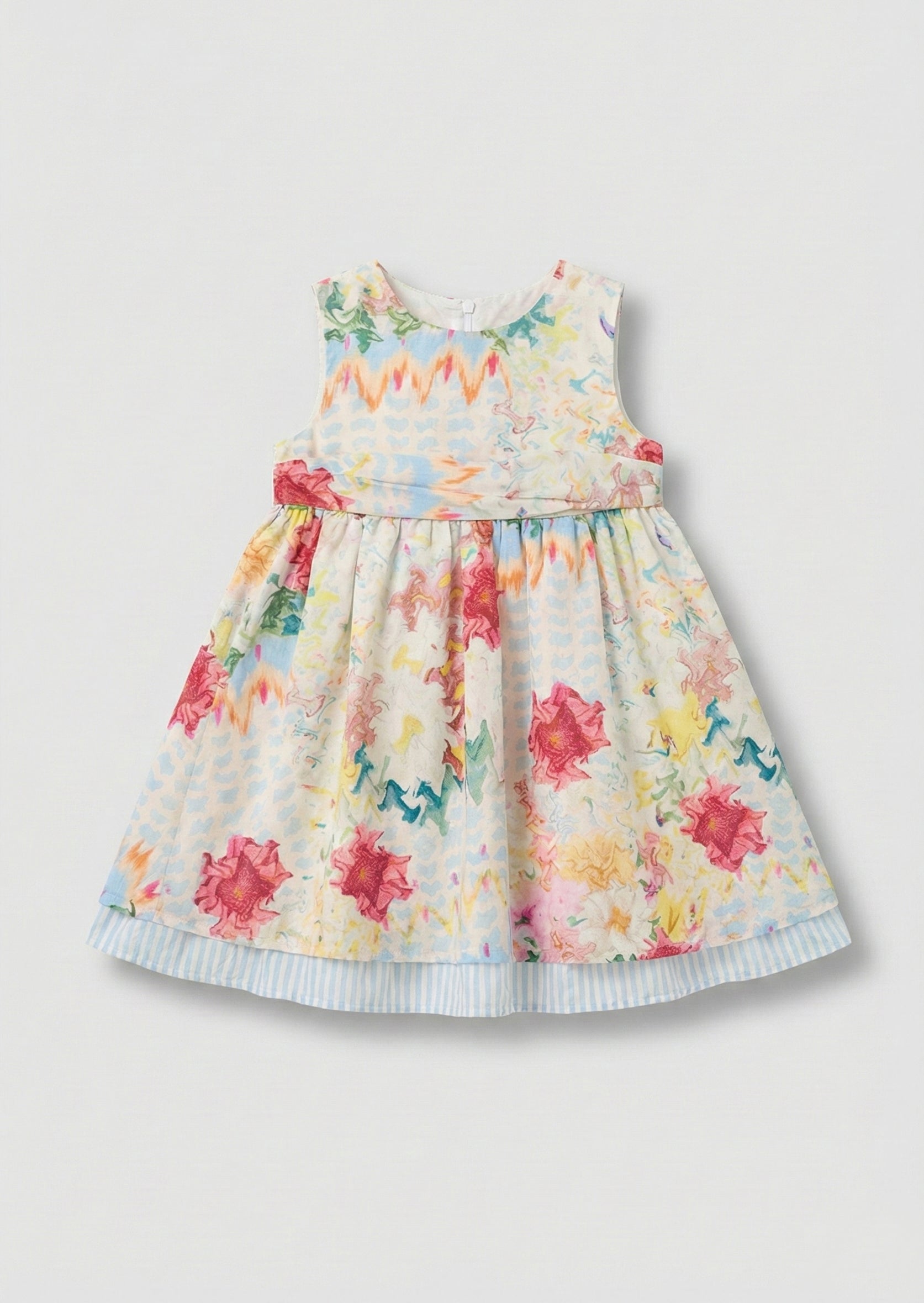 Seren Printed Tie Waist Dress