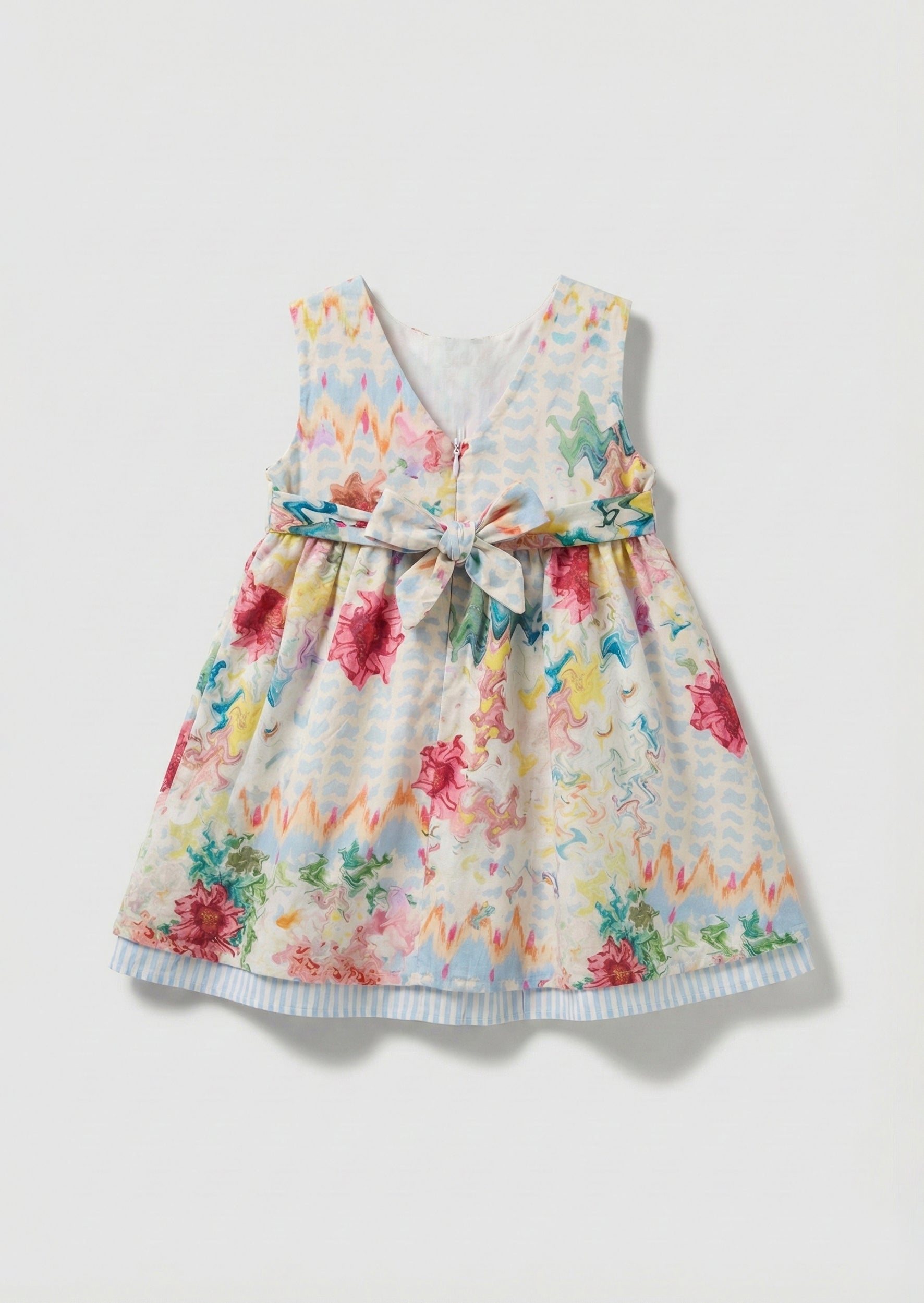 Seren Printed Tie Waist Dress